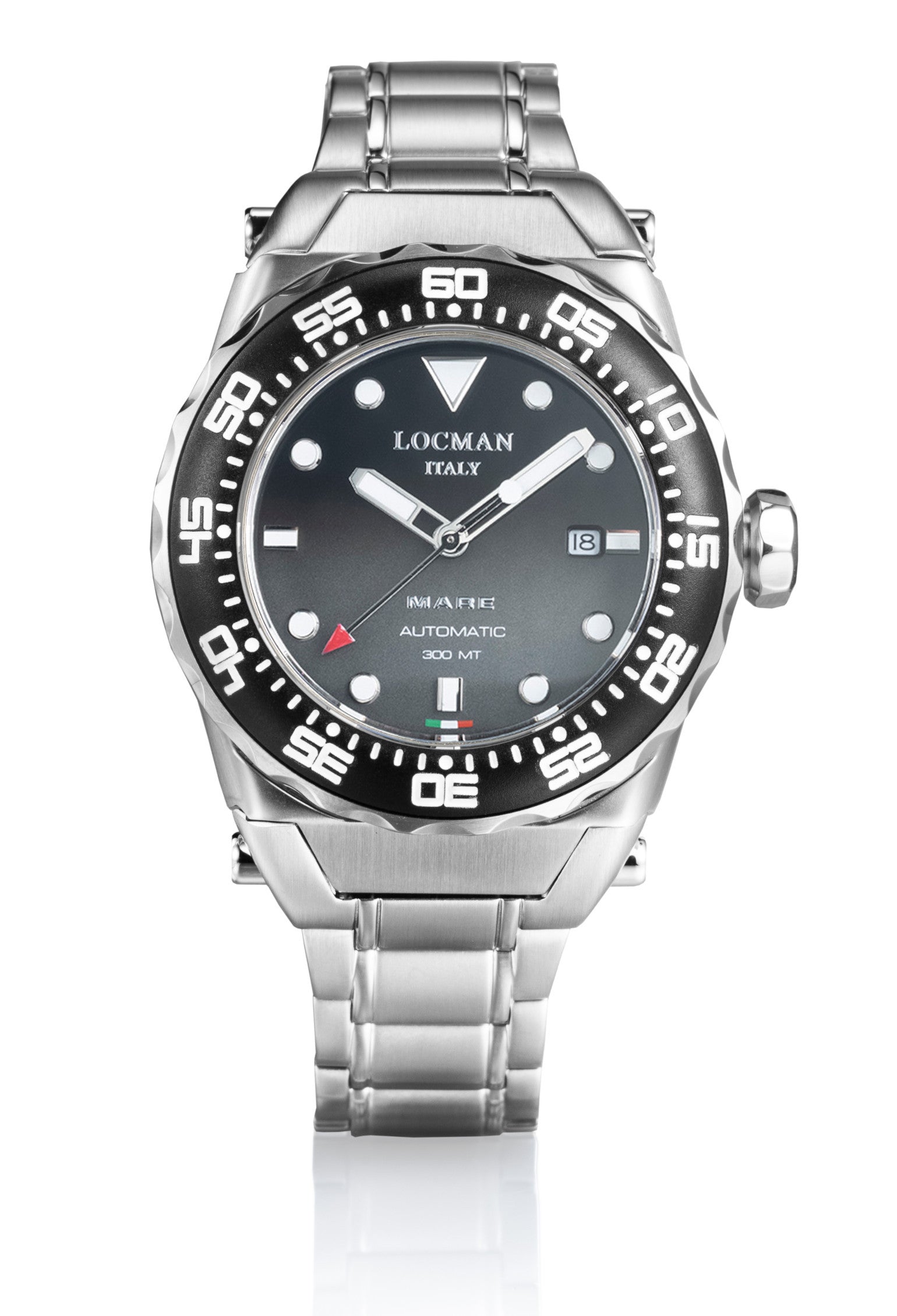 Orologio Mare 300 mt, automatico, 44 mm, Locman