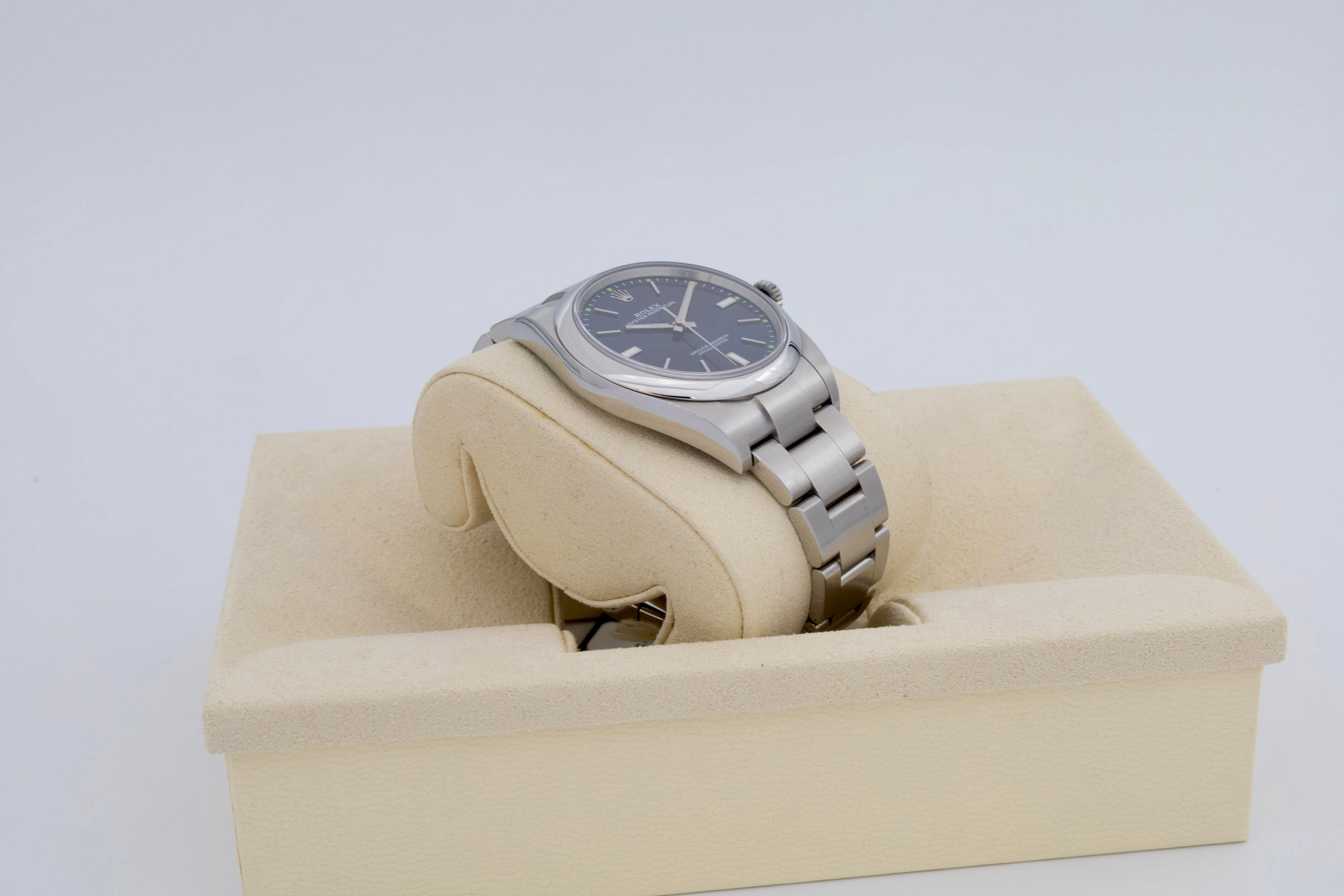 Rolex Oyster Perpetual 114300 Blue Dial 2019