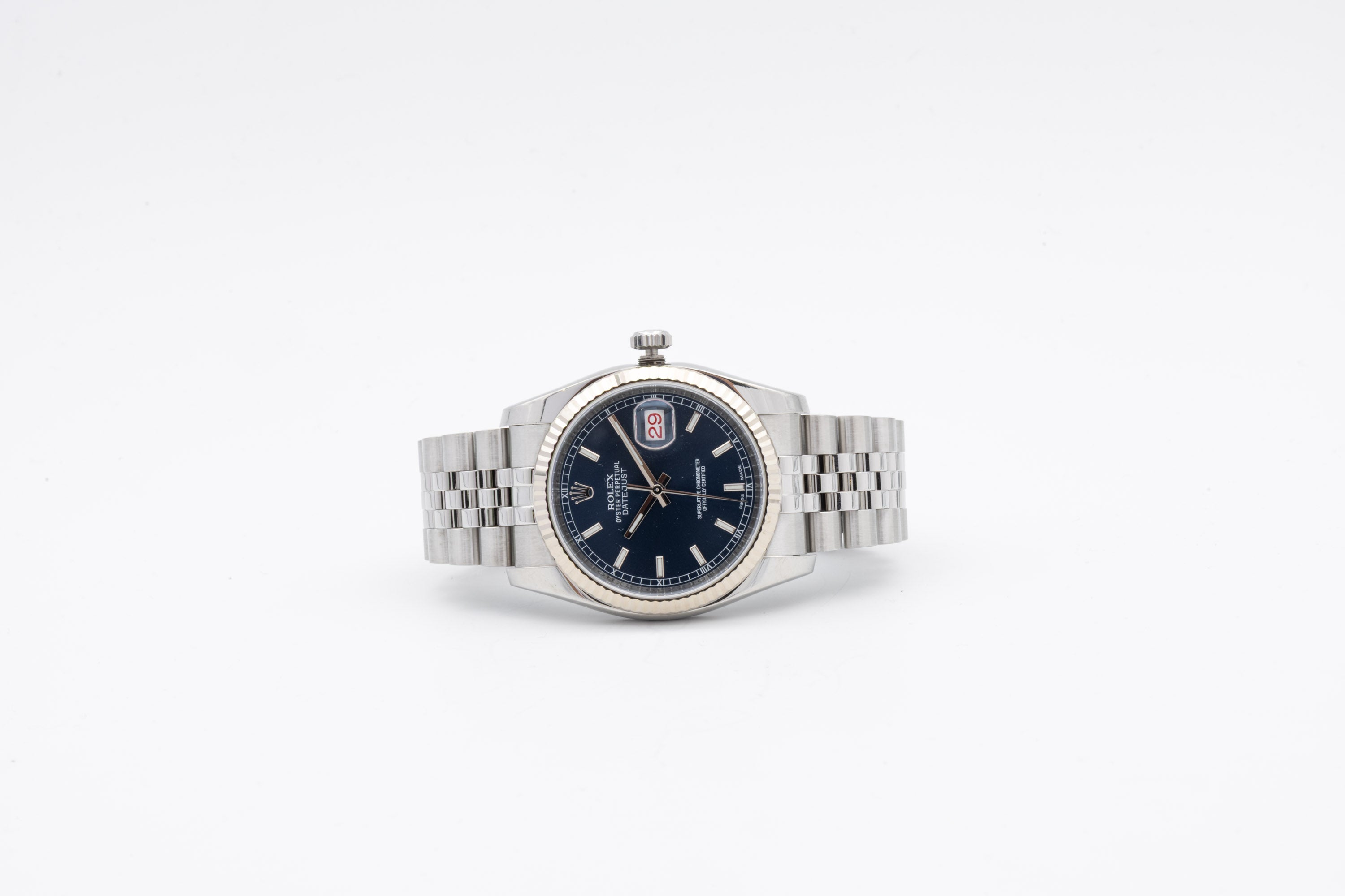Rolex Datejust 116234 quadrante Blu Roulette del 2013