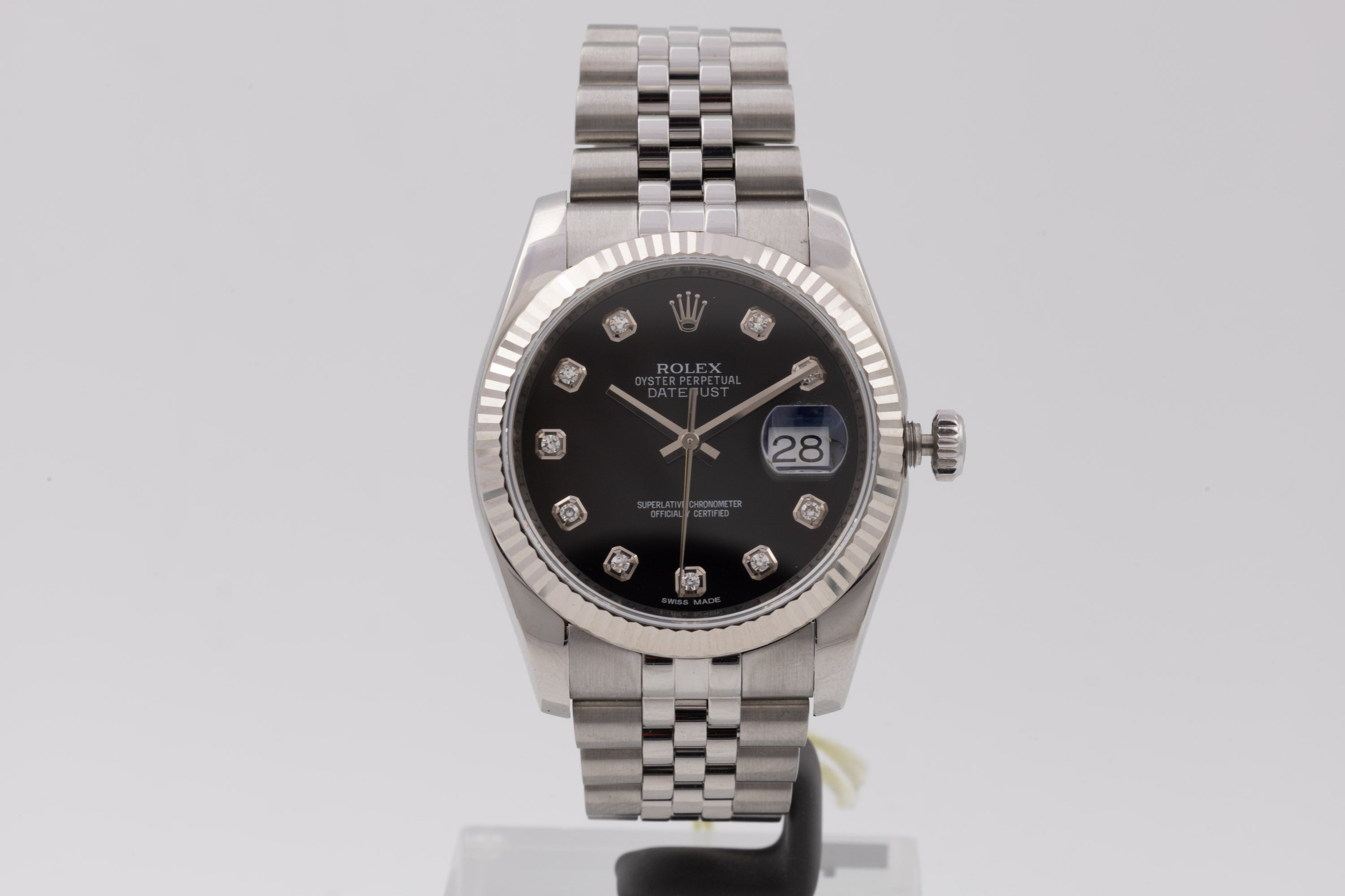 Rolex Datejust 116234 Zifferblatt Blau Roulette aus dem Jahr 2013