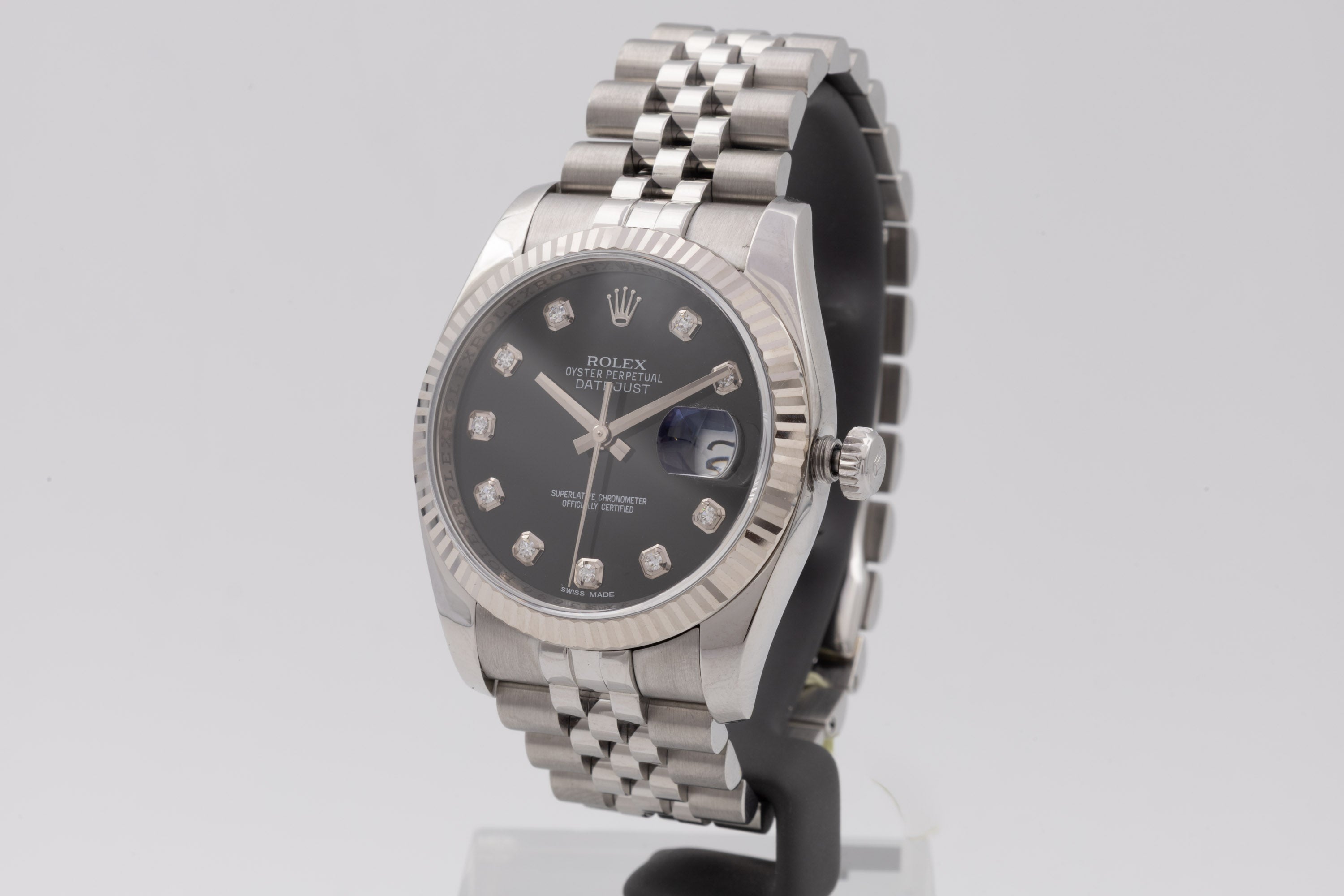 Rolex Datejust 116234 Zifferblatt Blau Roulette aus dem Jahr 2013