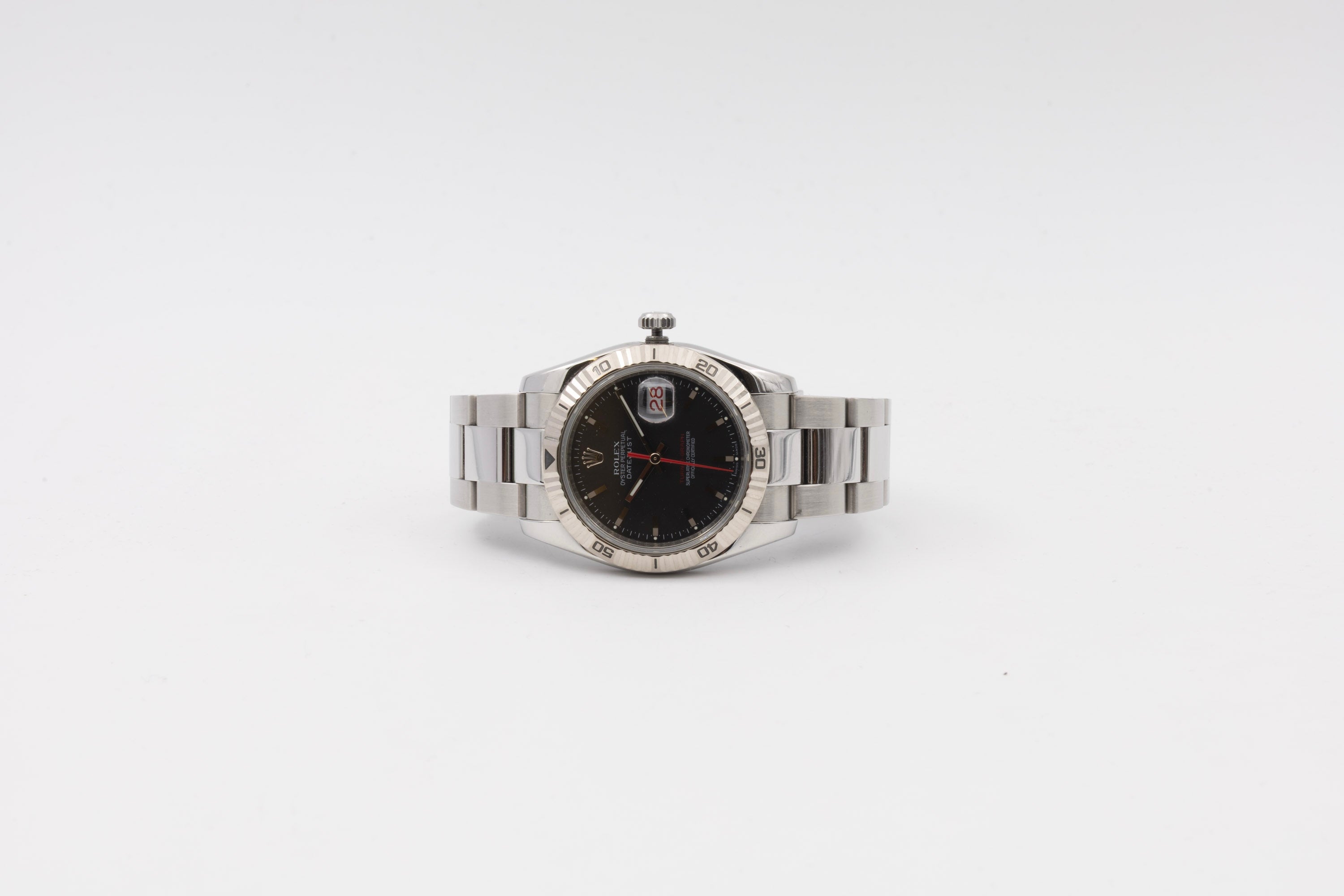 Rolex Turn-O-Graph 116264 quadrante Nero del 2005