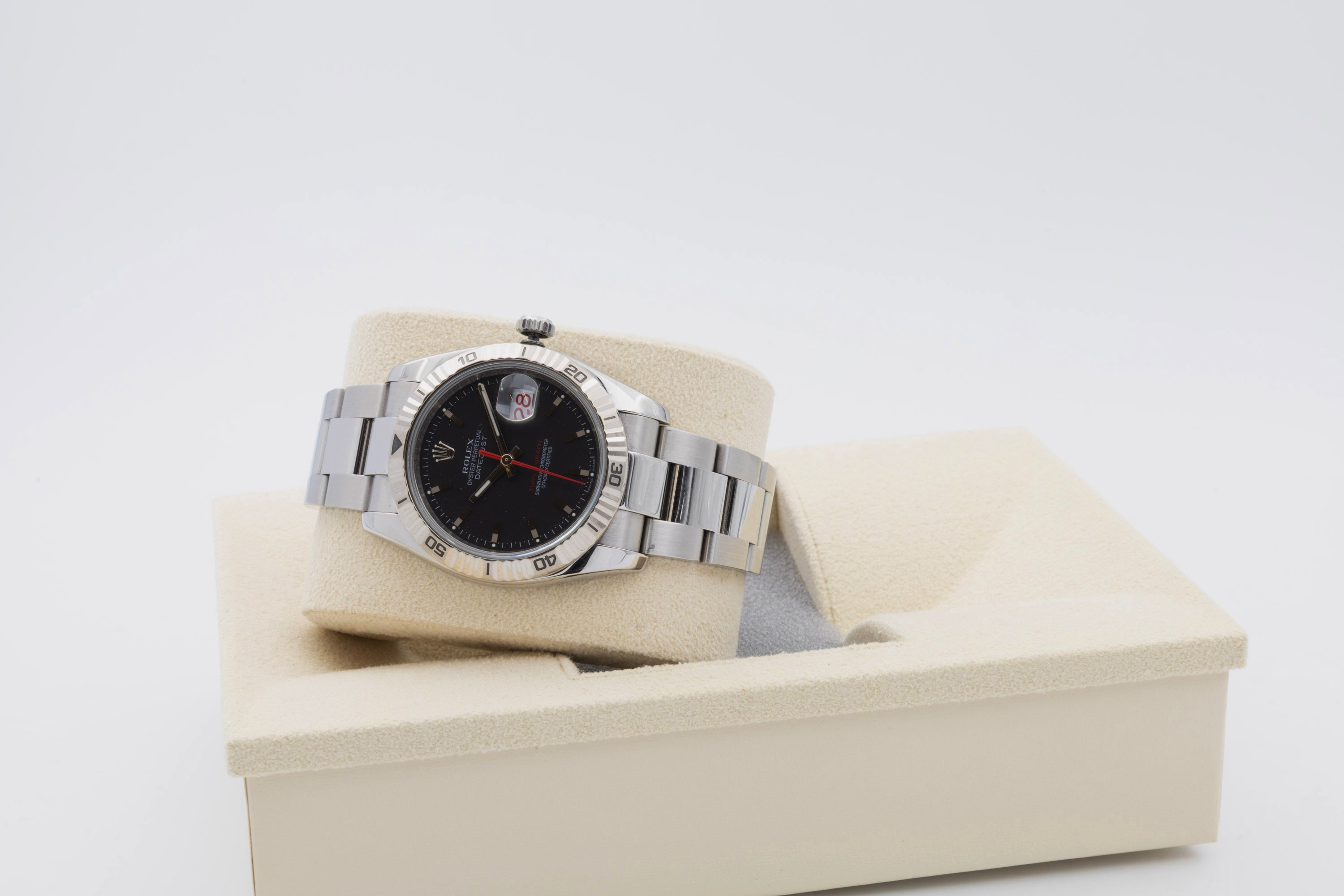 Rolex Turn-O-Graph 116264 quadrante Nero del 2005