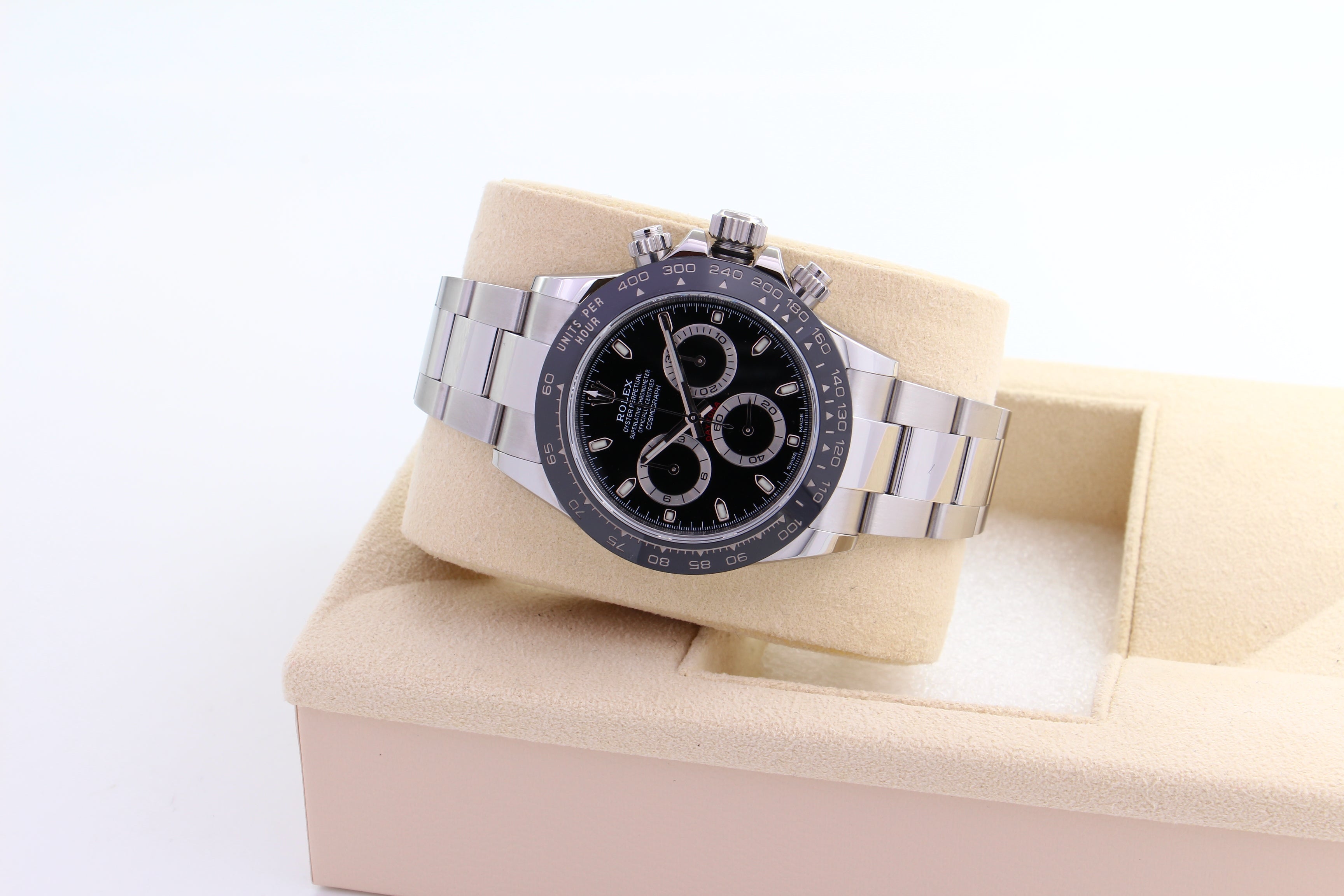 Rolex Daytona 116500LN quadrante nero del 2018