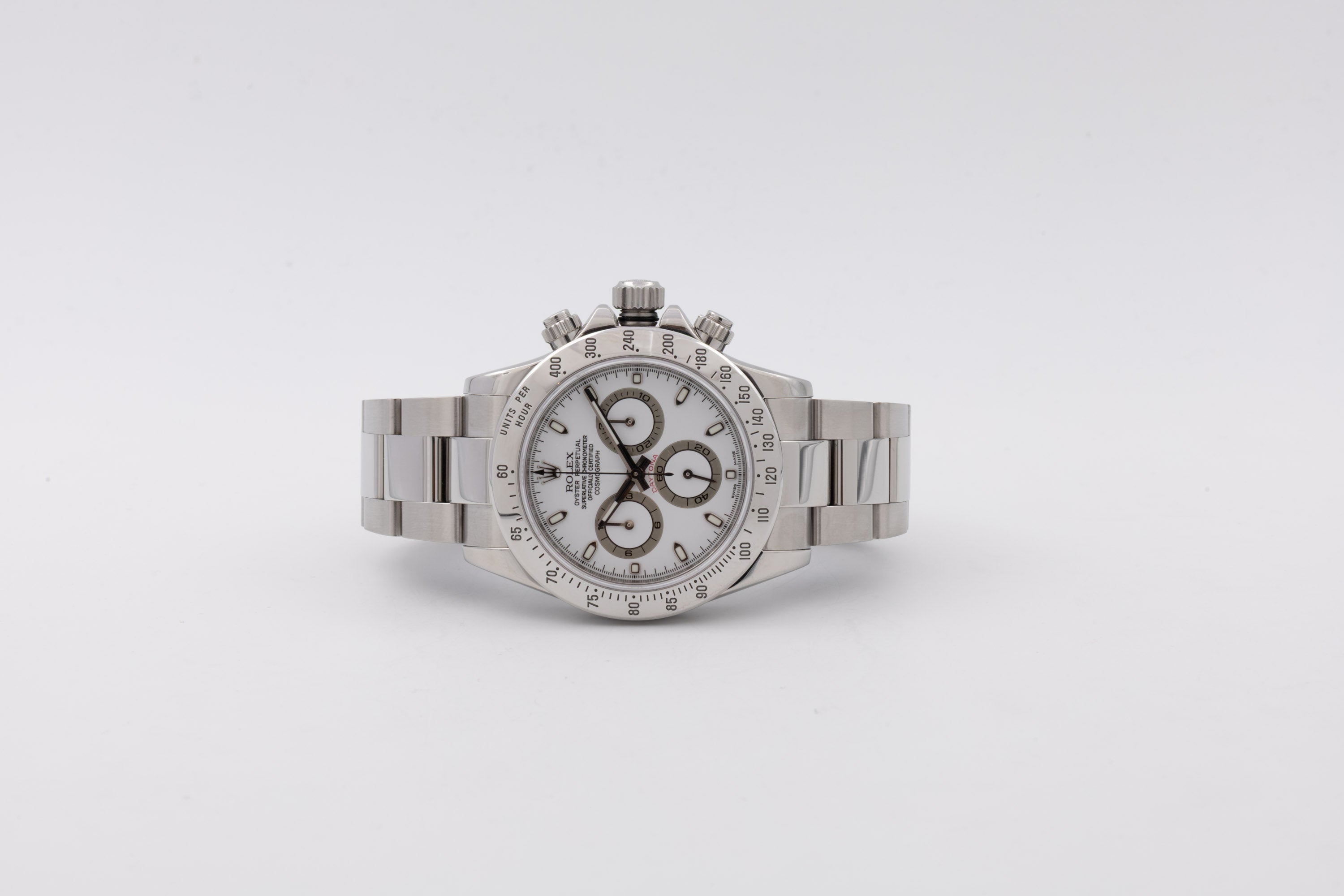 Rolex Daytona 116520 quadrante Bianco Luminova del 2008