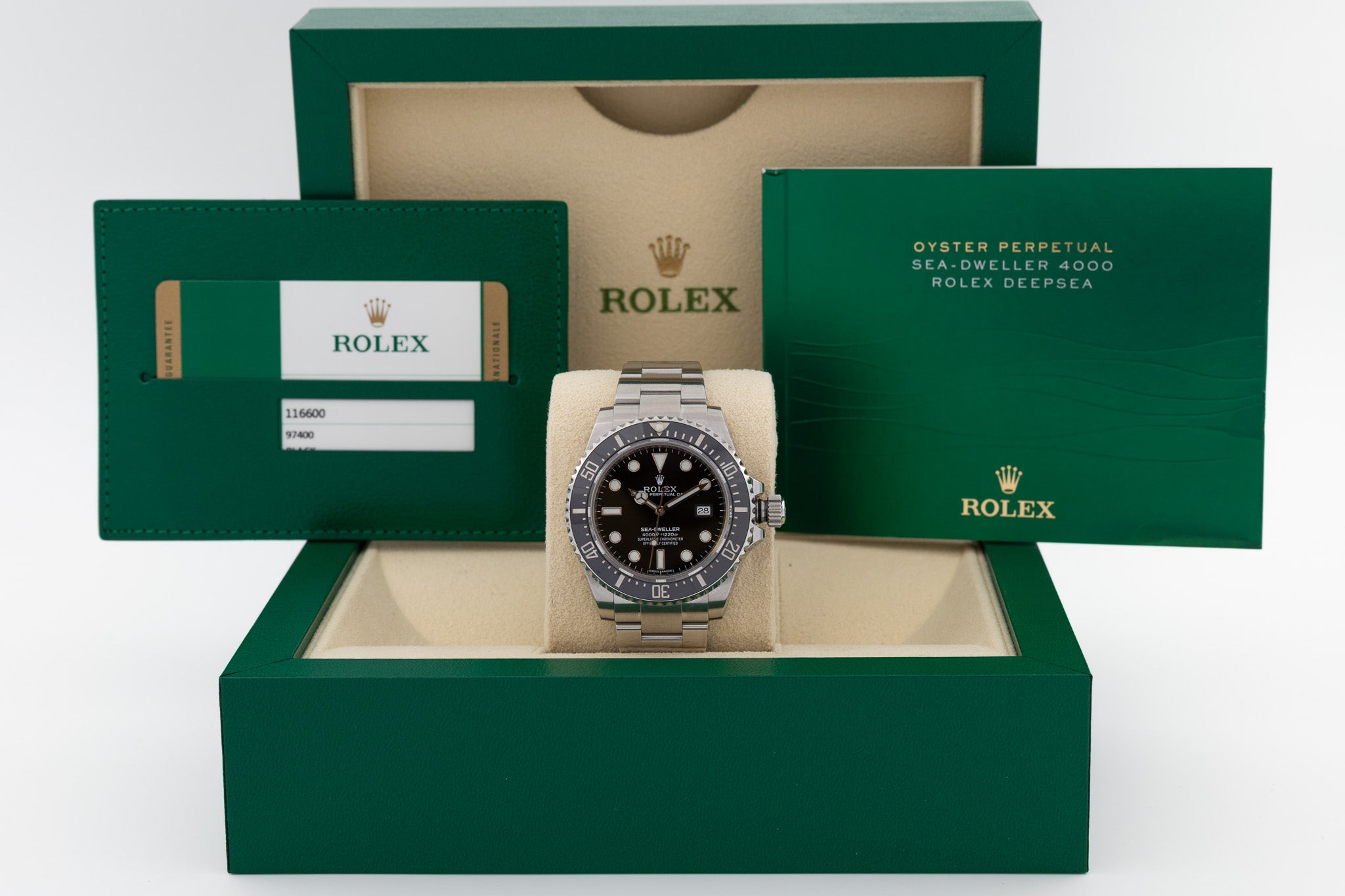 Rolex Sea-Dweller 116600 del 2015 garanzia Italia