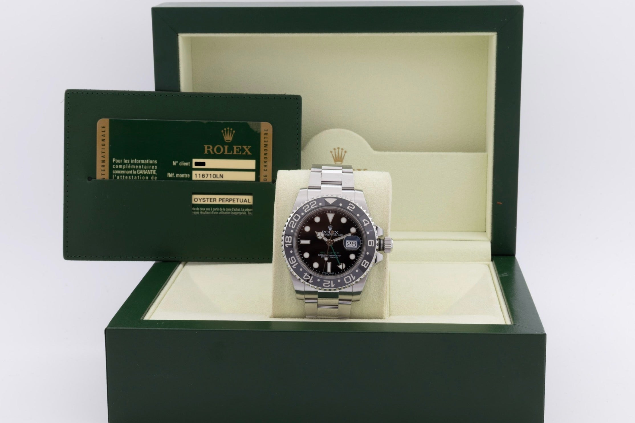 Rolex GMT-Master II 116710LN del 2011