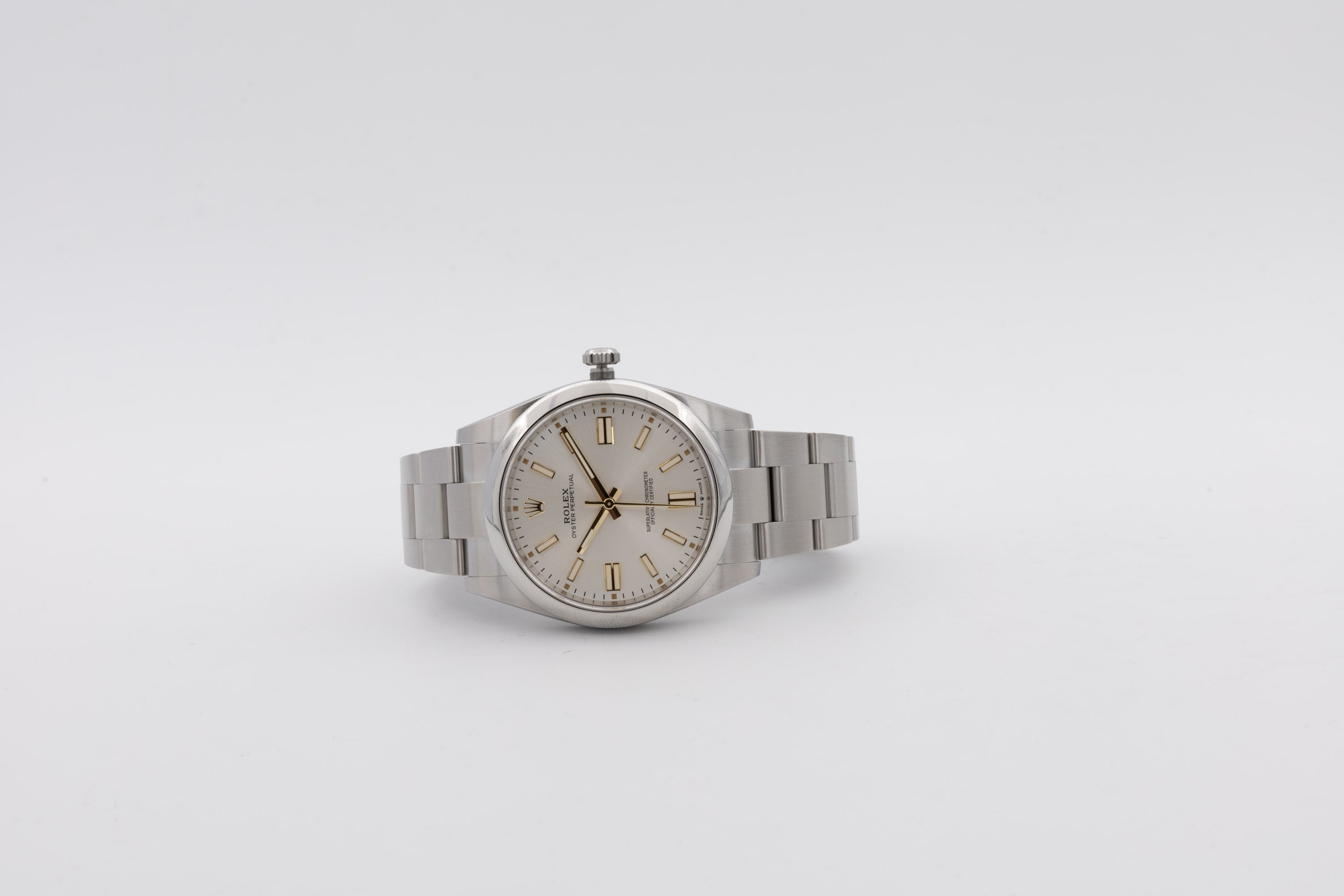 Rolex Oyster Perpetual 124300 quadrante argento soleil del 2021