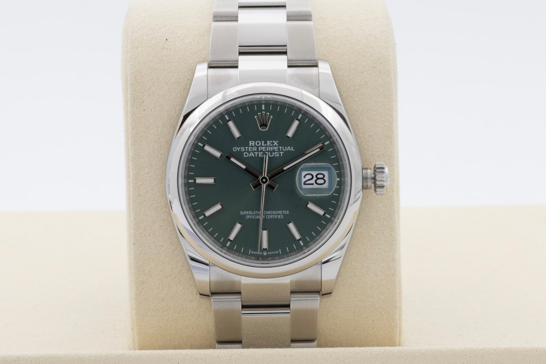 Rolex Datejust 126234 Verde Menta de 2025 Nuevo