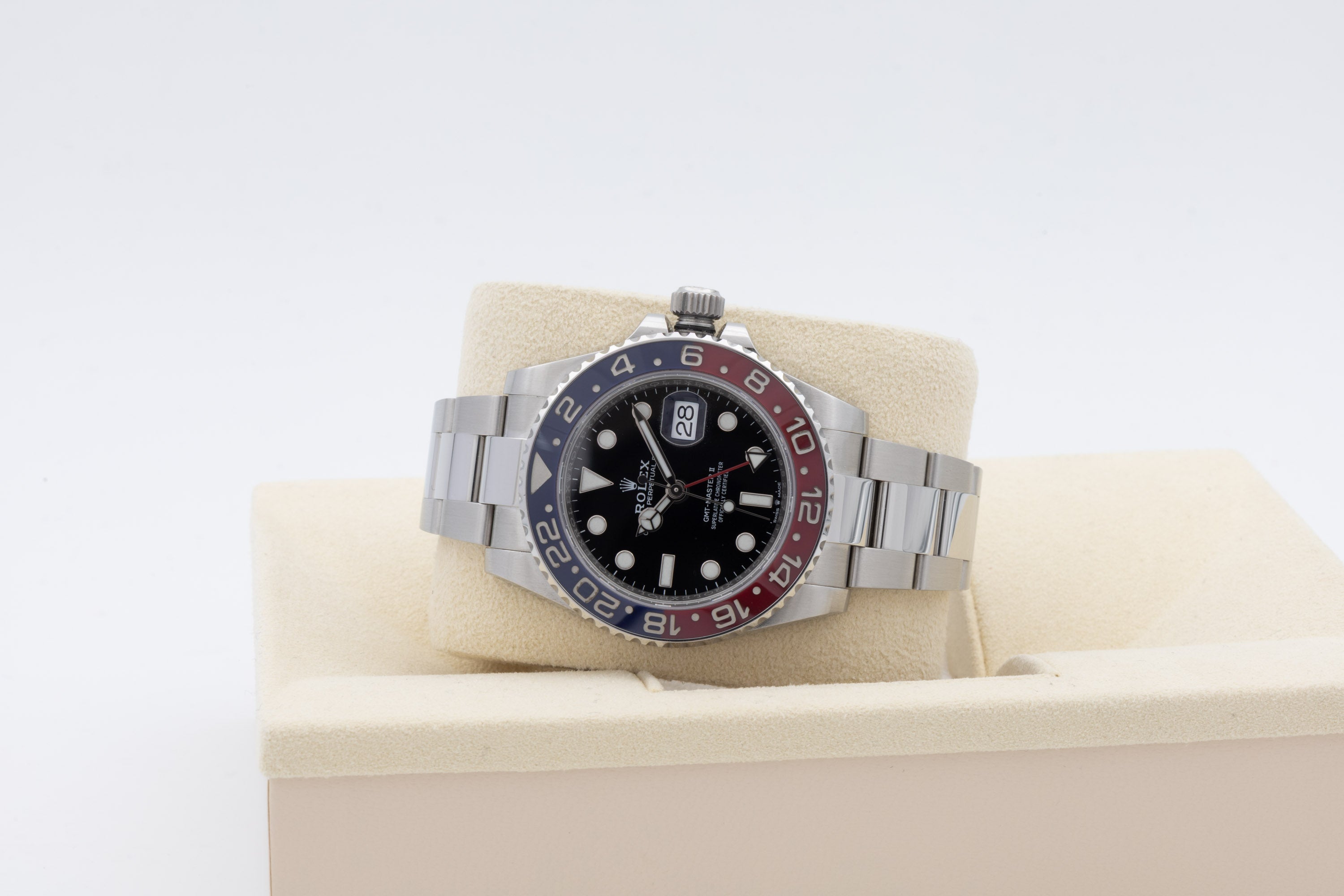 Rolex GMT-Master II Pepsi 126710BLRO Oyster de 2019 Certifié d'occasion