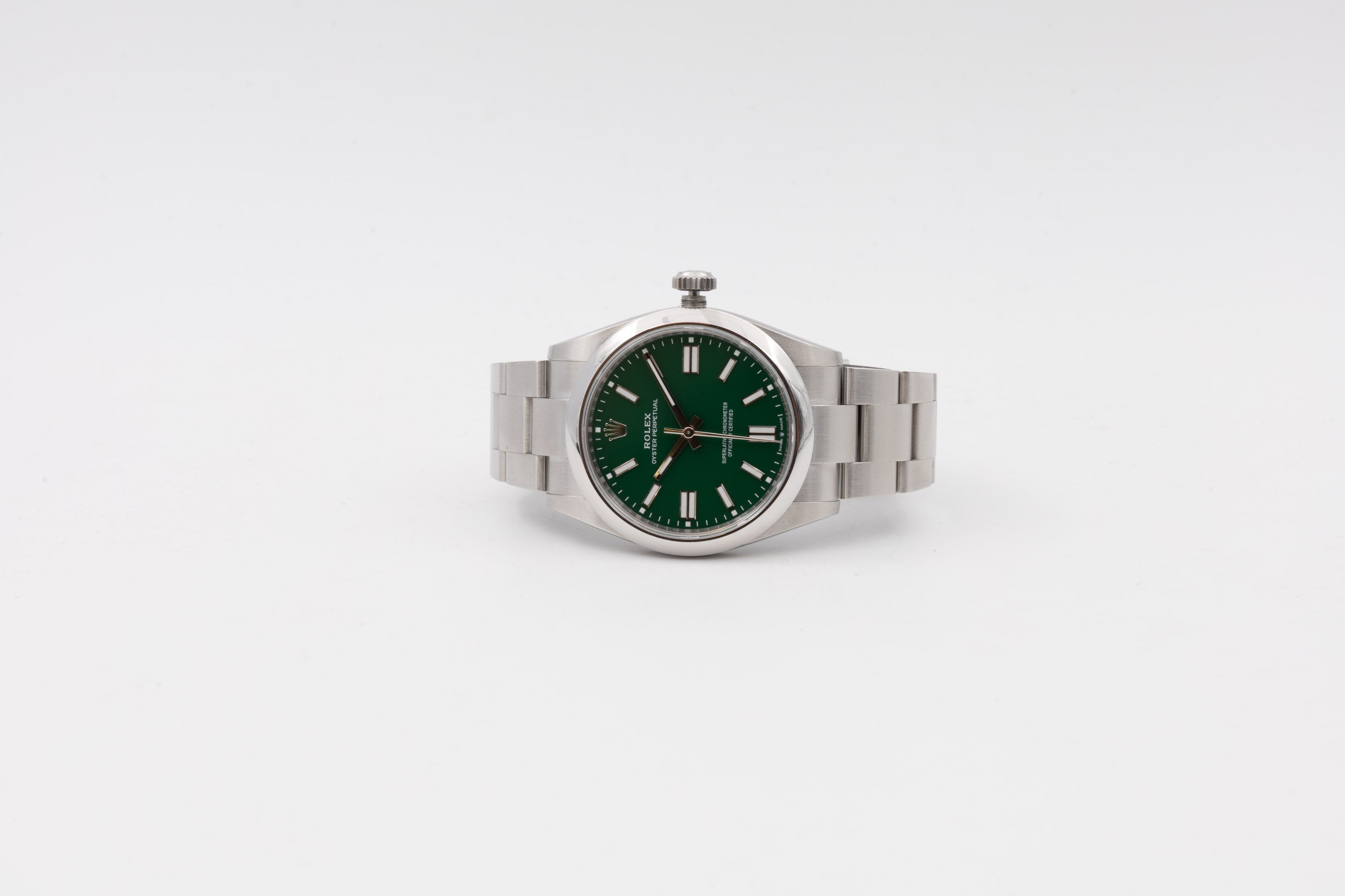 Rolex Oyster Perpetual 124300 cadran argent soleil de 2024