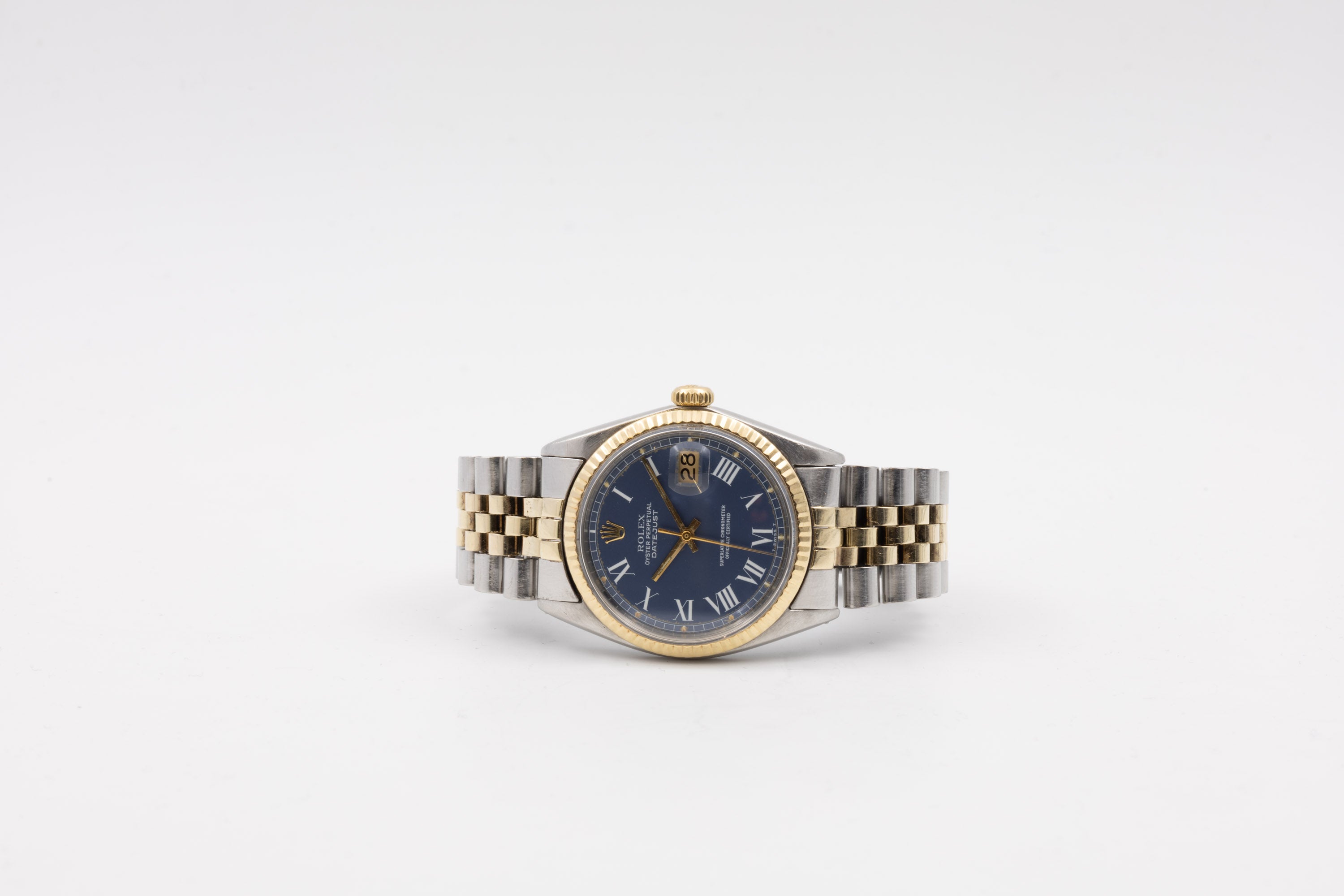 Rolex Datejust 1601.3 blaues Zifferblatt Buckley von 1967
