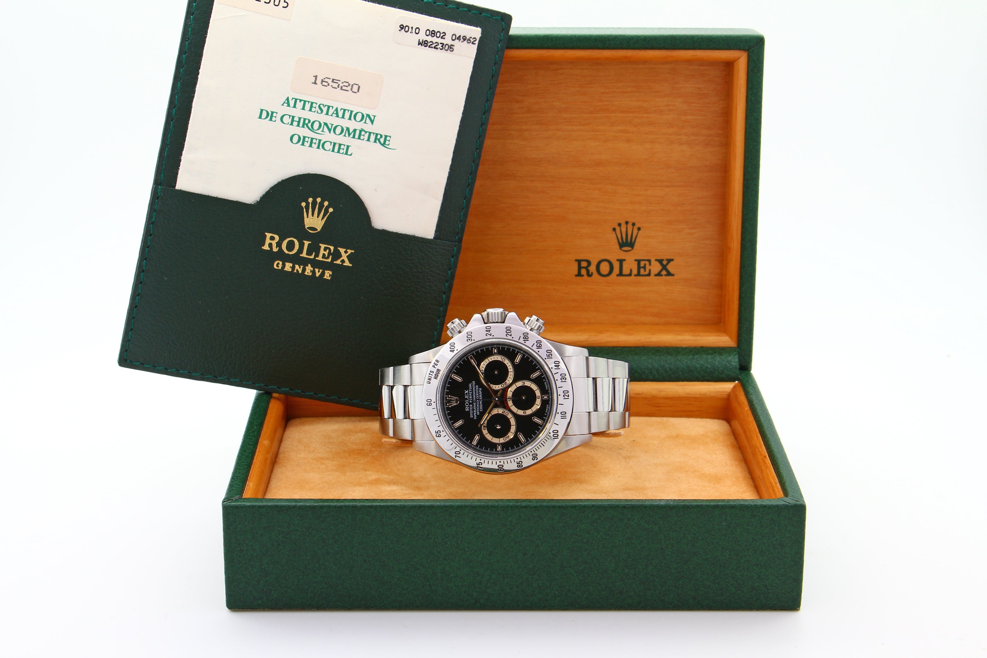 Rolex Daytona 16520 quadrante nero Patrizzi del 1997