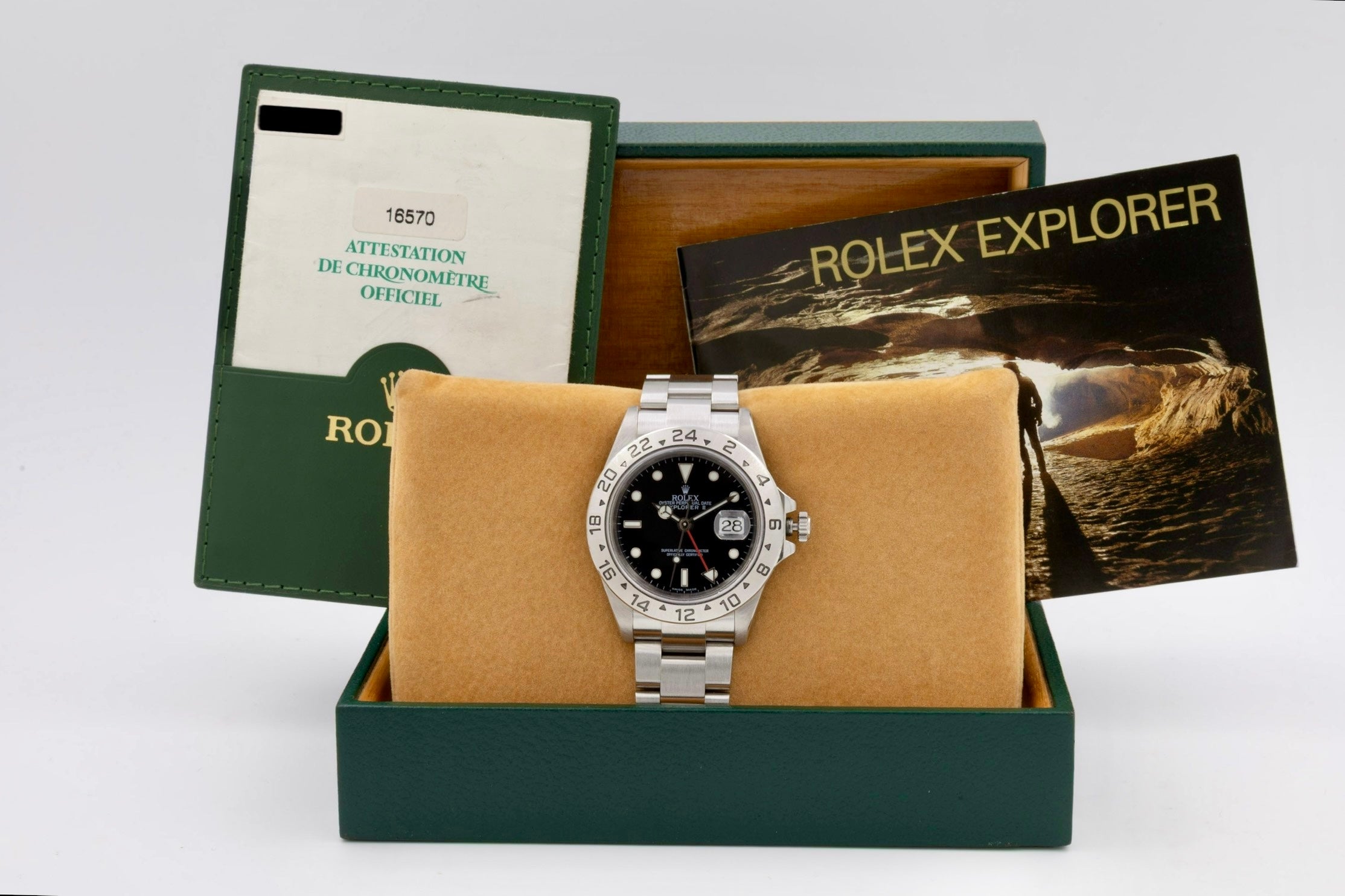 Rolex Explorer II 16570 esfera negra de 2005