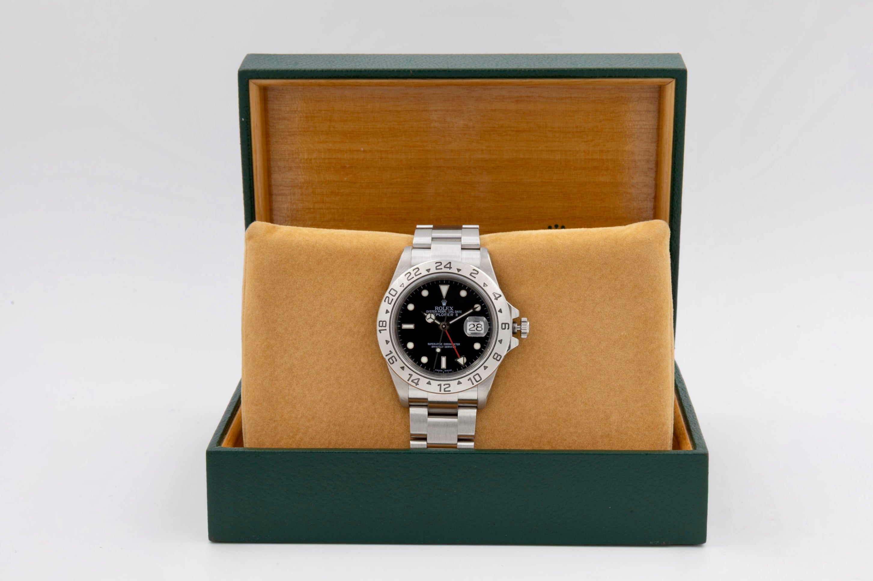 Rolex Explorer II 16570 black dial from 2005