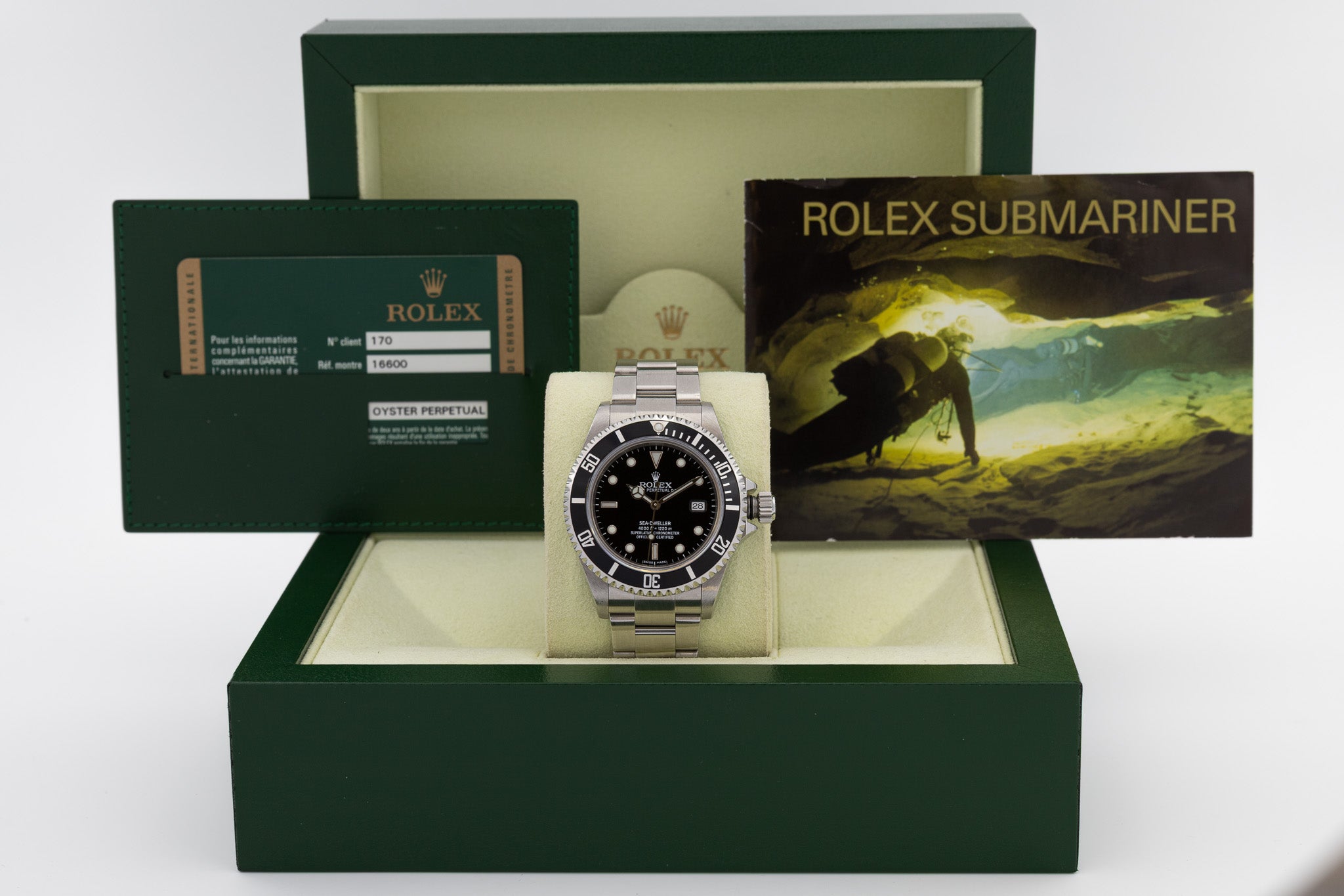 Rolex Sea-Dweller 16600T del 2008 garanzia Italia