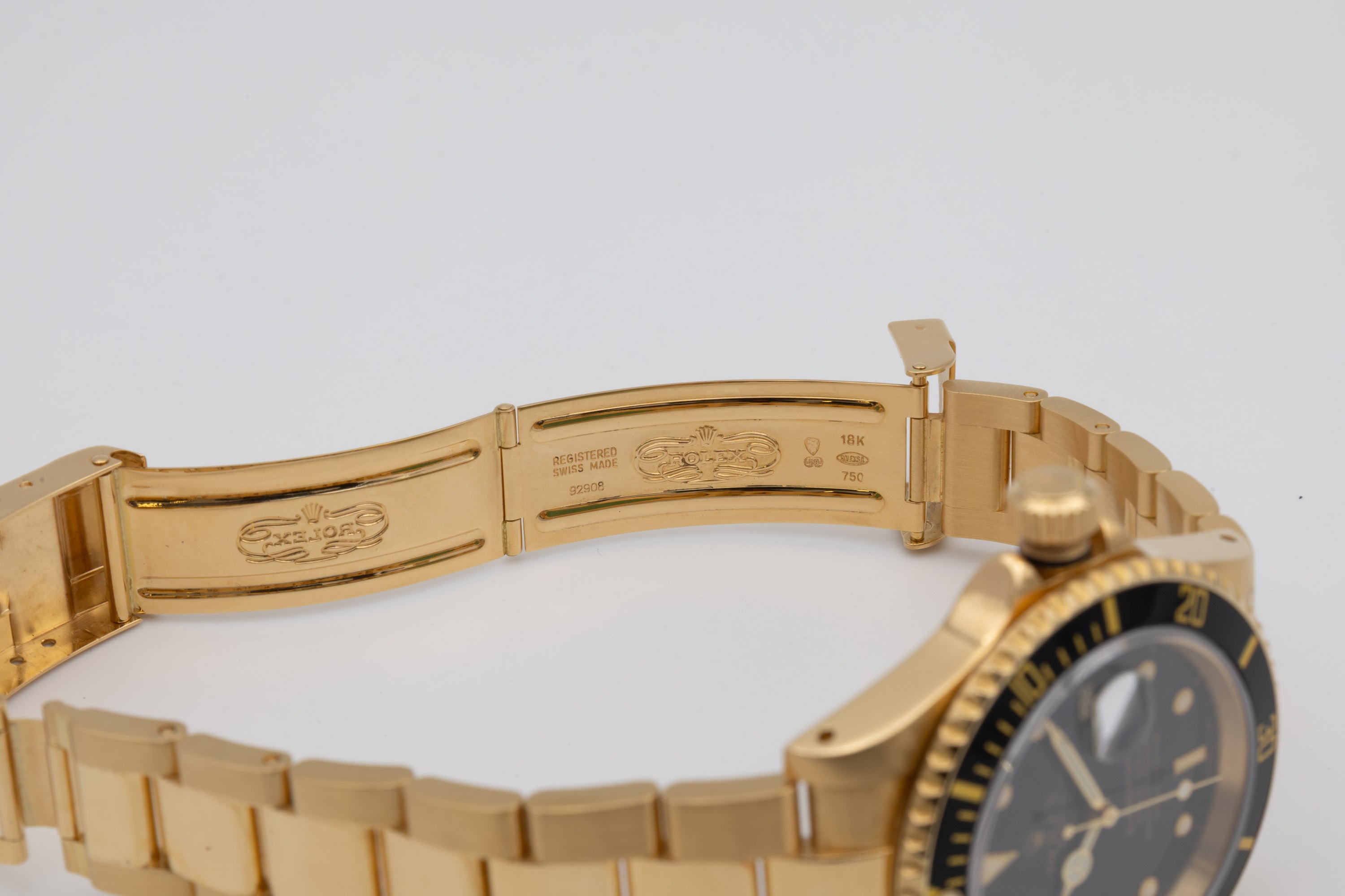 Rolex Submariner Date 16618 quadrante nero Service Rolex del 1991