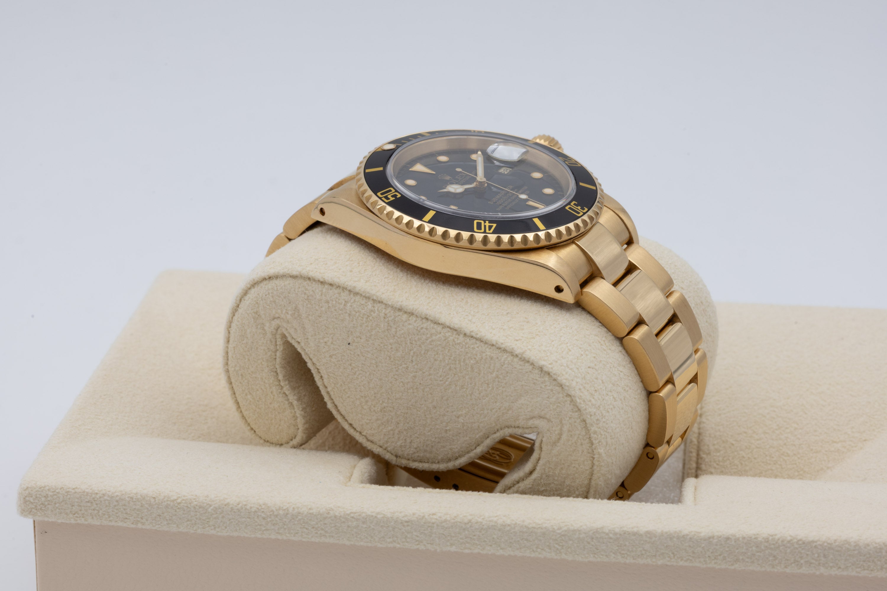 Rolex Submariner Date 16618 quadrante nero Service Rolex del 1991