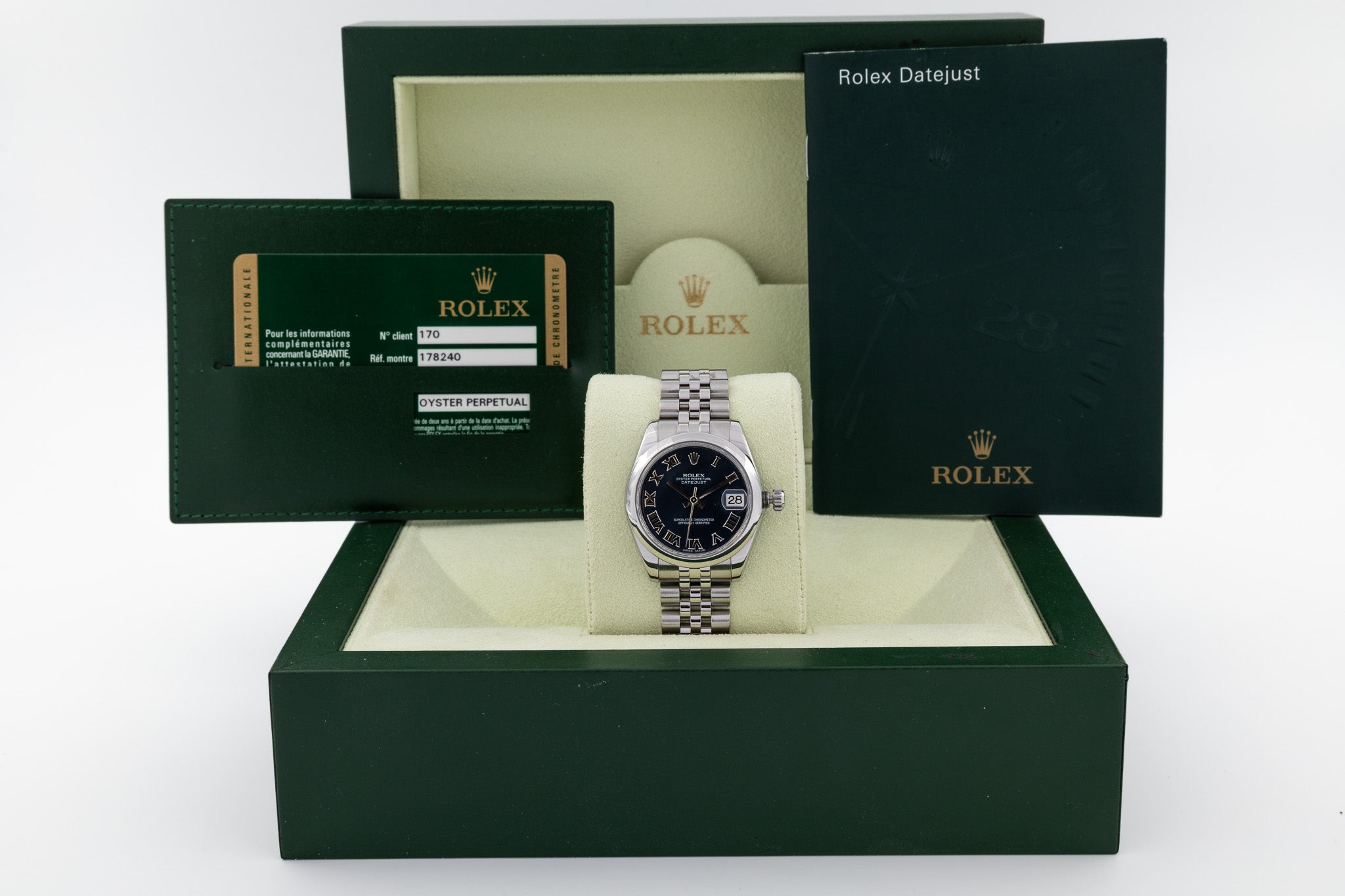 Rolex Datejust 116234 36mm White Dial Roulette 2007