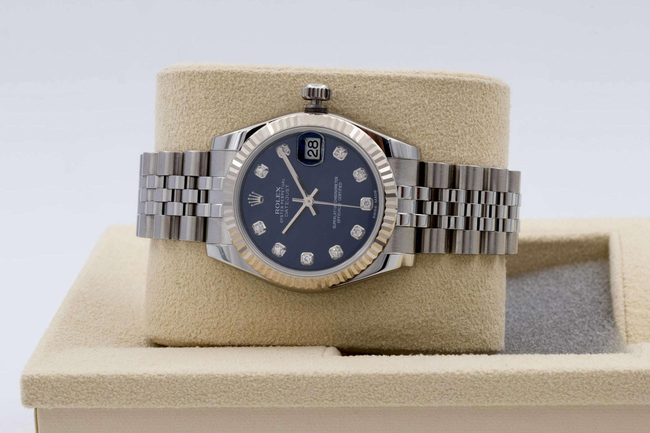 Rolex Datejust 178240 blaues Zifferblatt von 2012