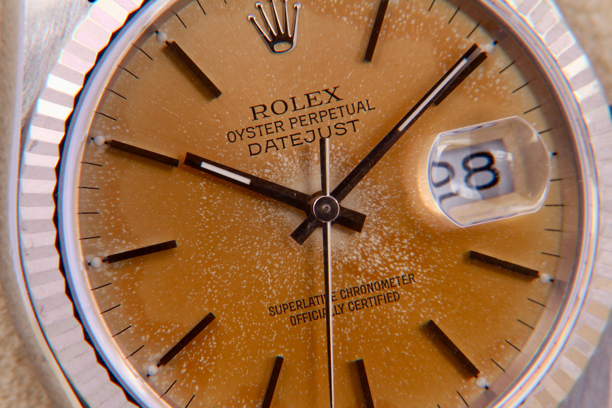 Rolex Datejust 16234 quadrante orange del 1994