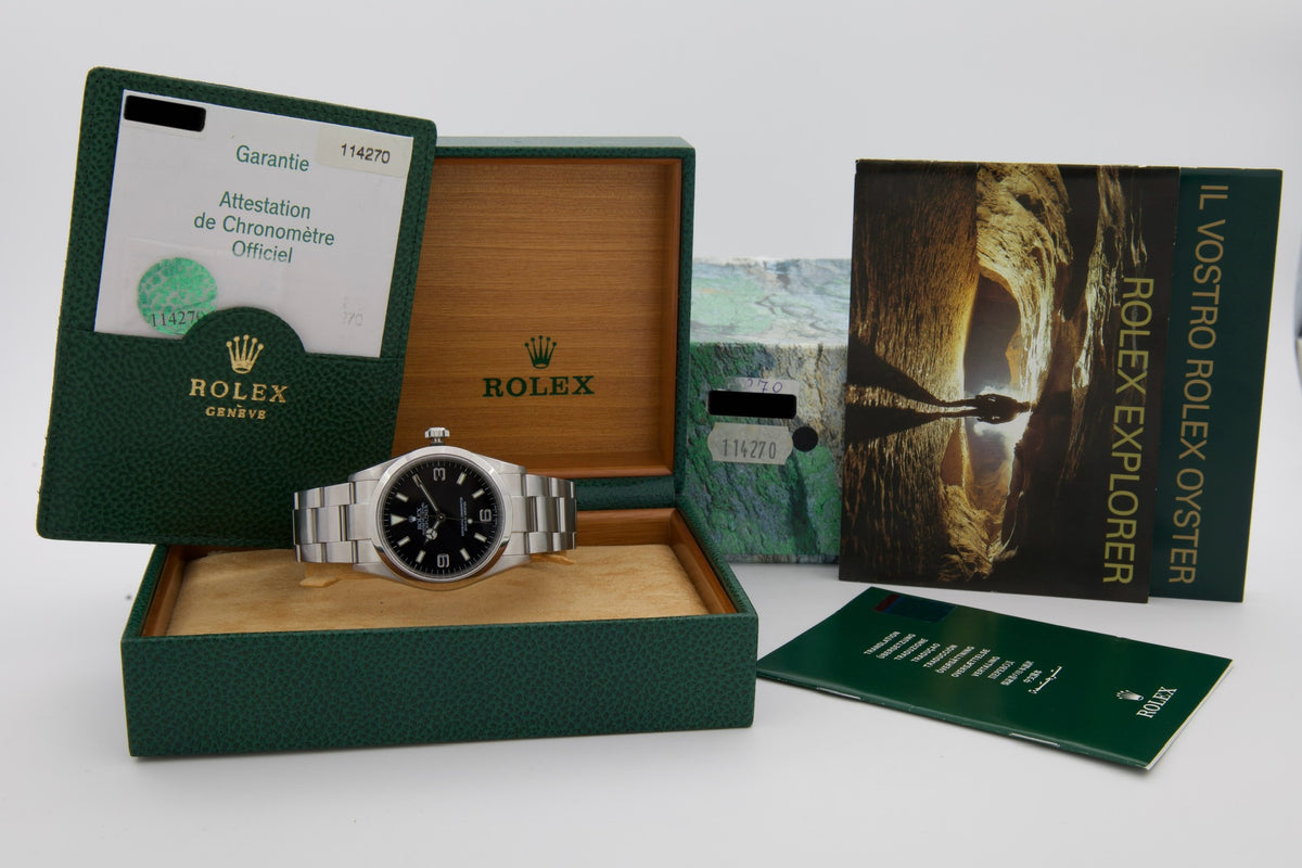 Rolex Explorer 114270 del 2004 Italia