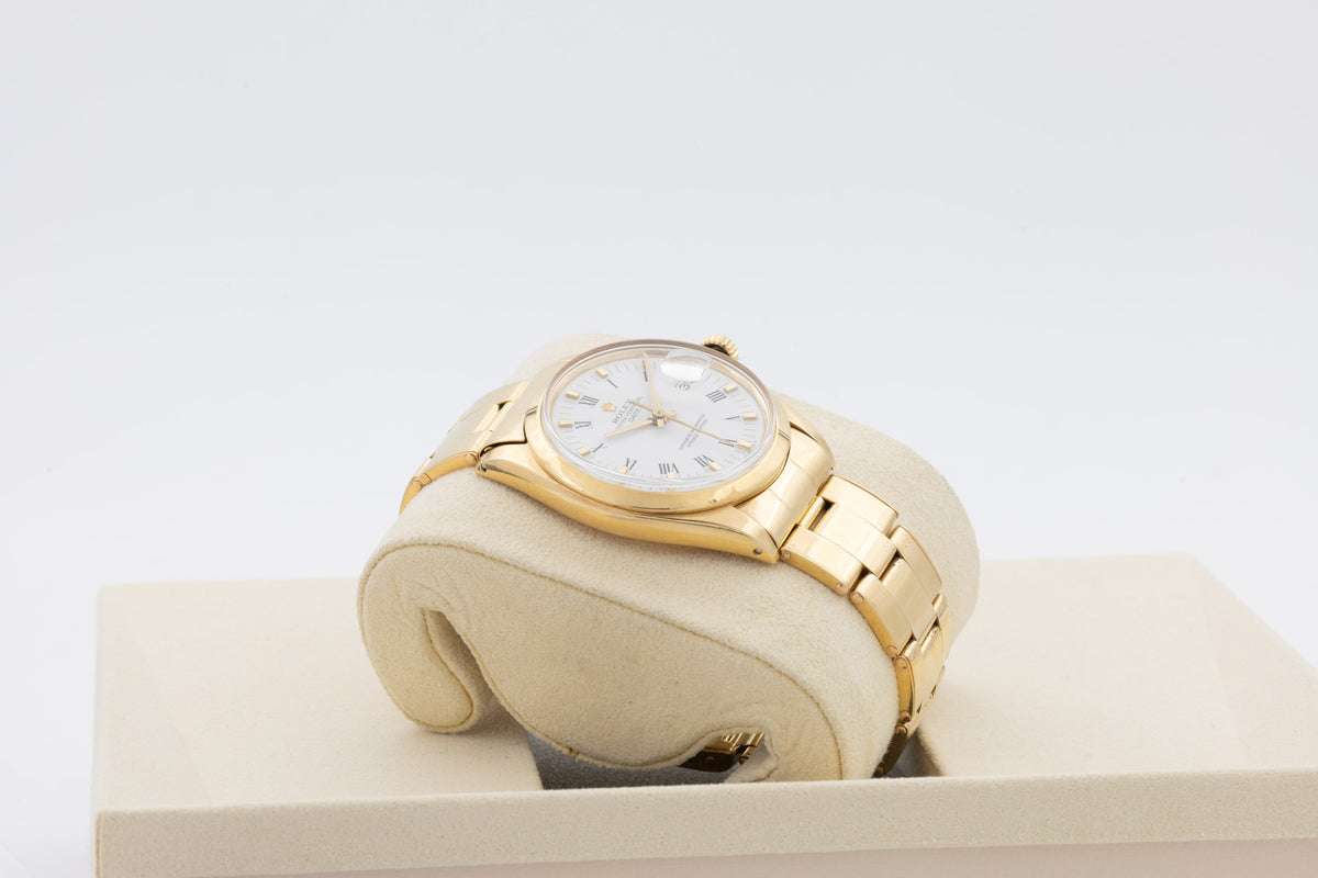 Rolex Oyster Perpetual Date FULL GOLD Rivetti 1500 del 1973