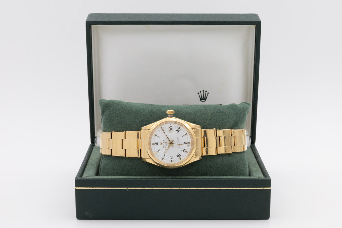 Rolex Oyster Perpetual Date FULL GOLD Rivetti 1500 del 1973