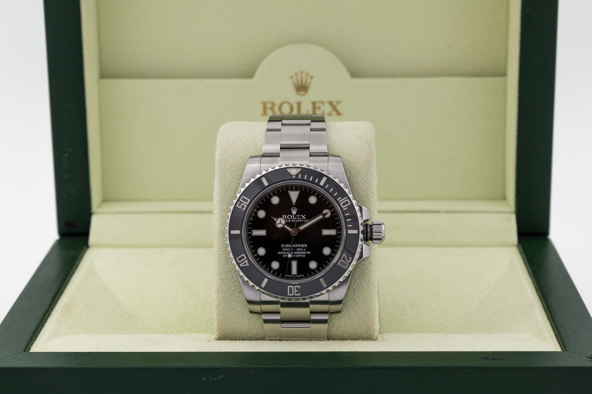 Rolex Submariner 114060 del 2012 + service Rolex