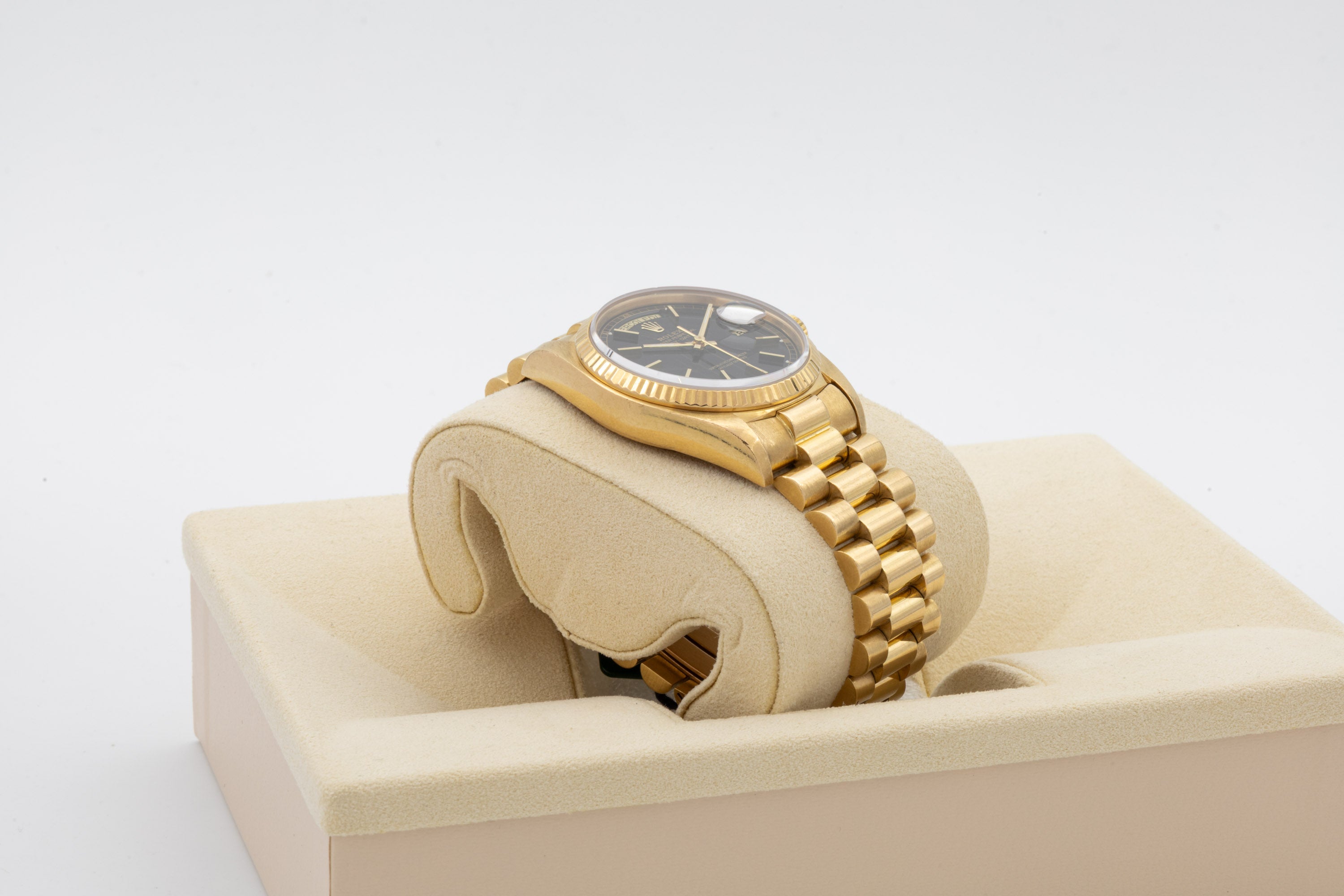 Rolex Day-Date 18038 quadrante nero del 1980  Italia