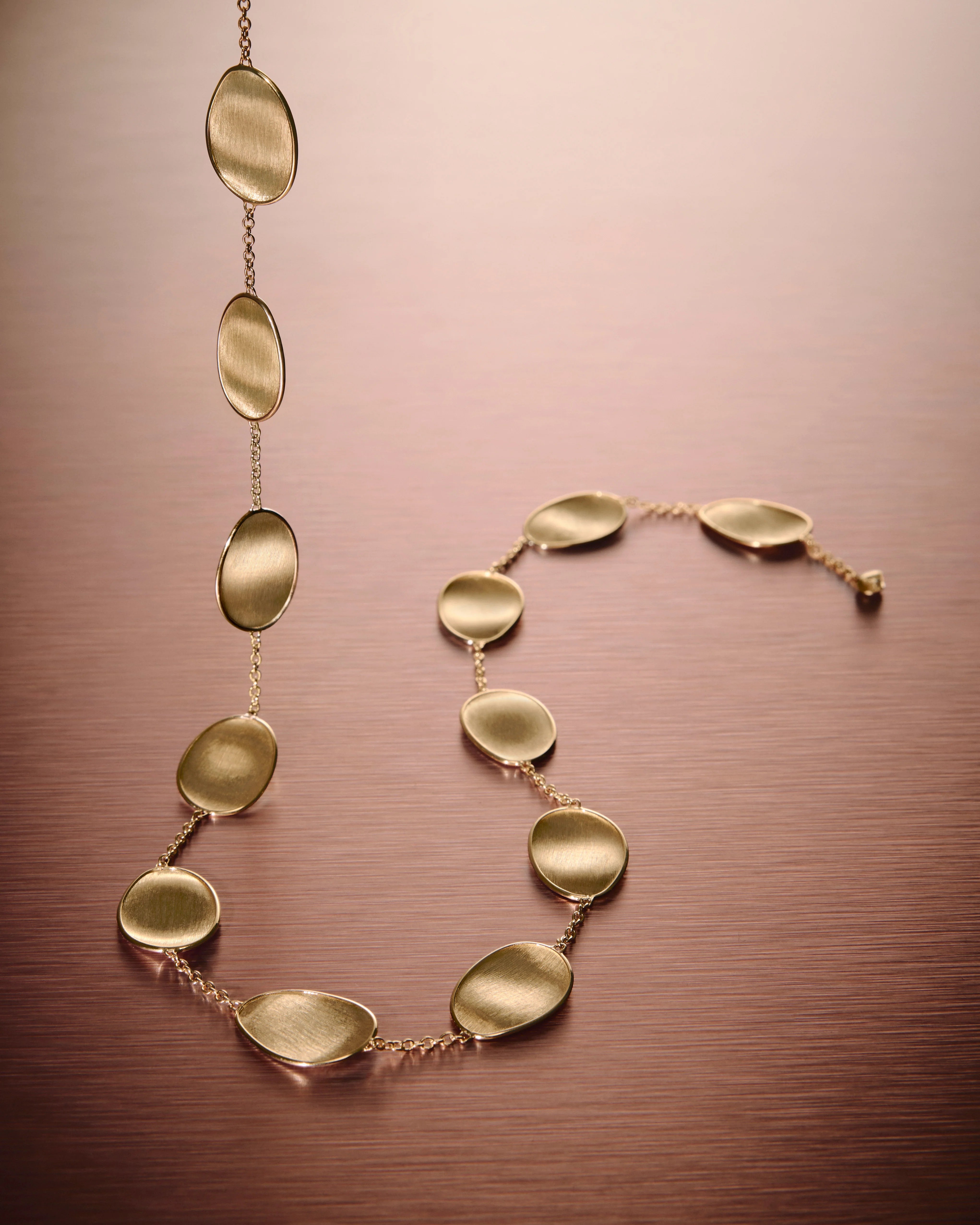Collana con foglie d'oro, Lunaria, Marco Bicego