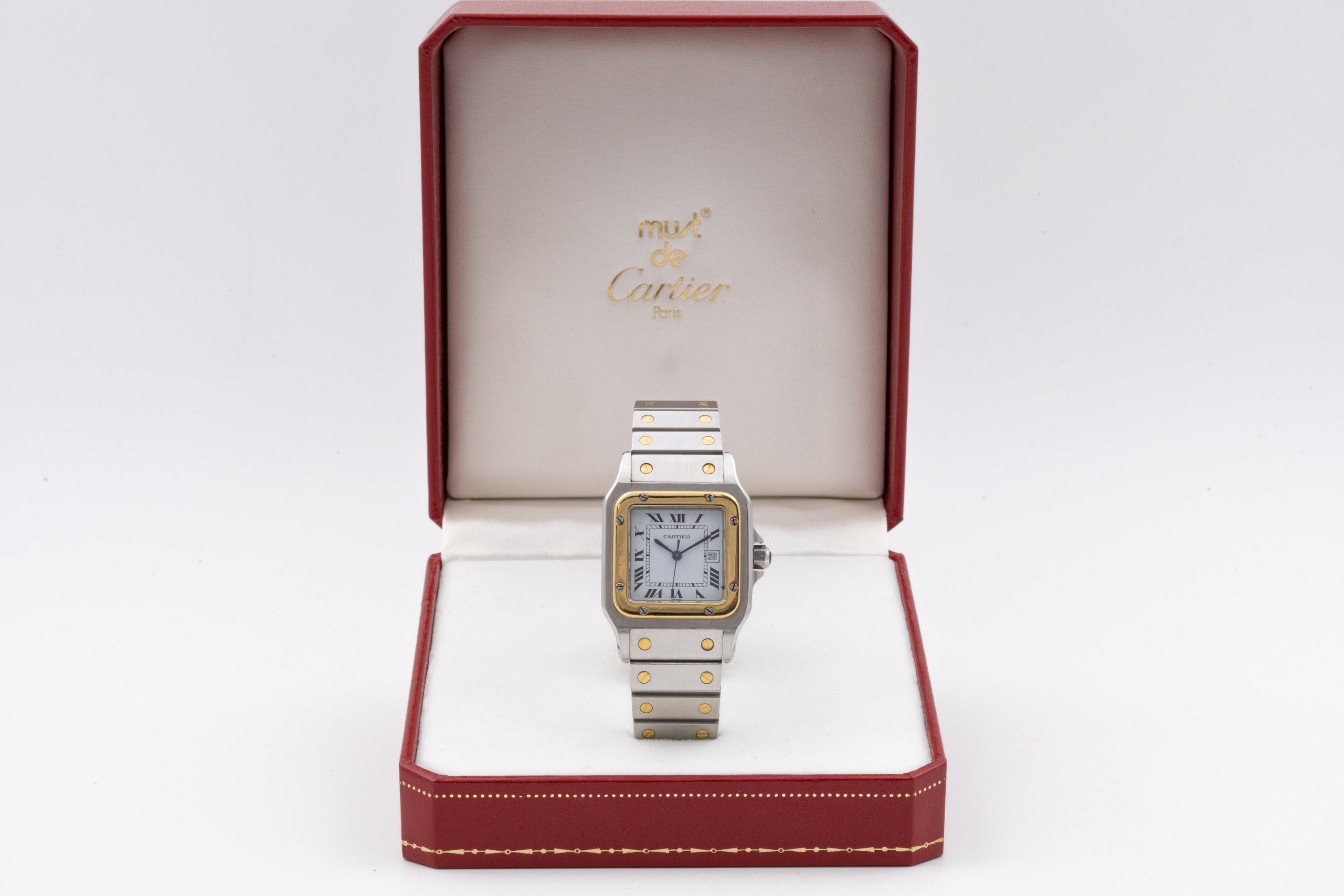 Santos De Cartier Carree - modello medio acciaio & oro