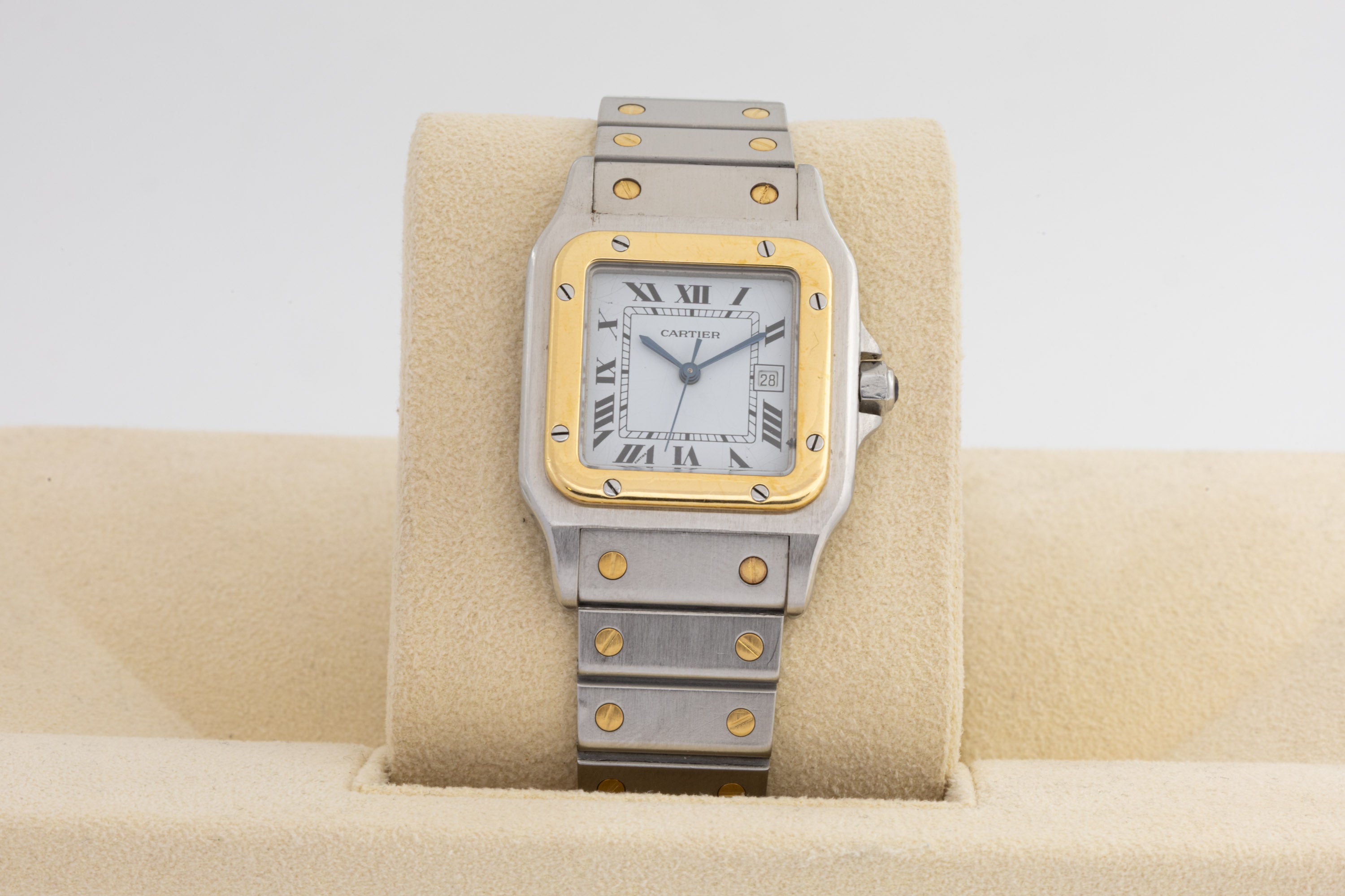 Santos De Cartier Carree - modello medio acciaio & oro