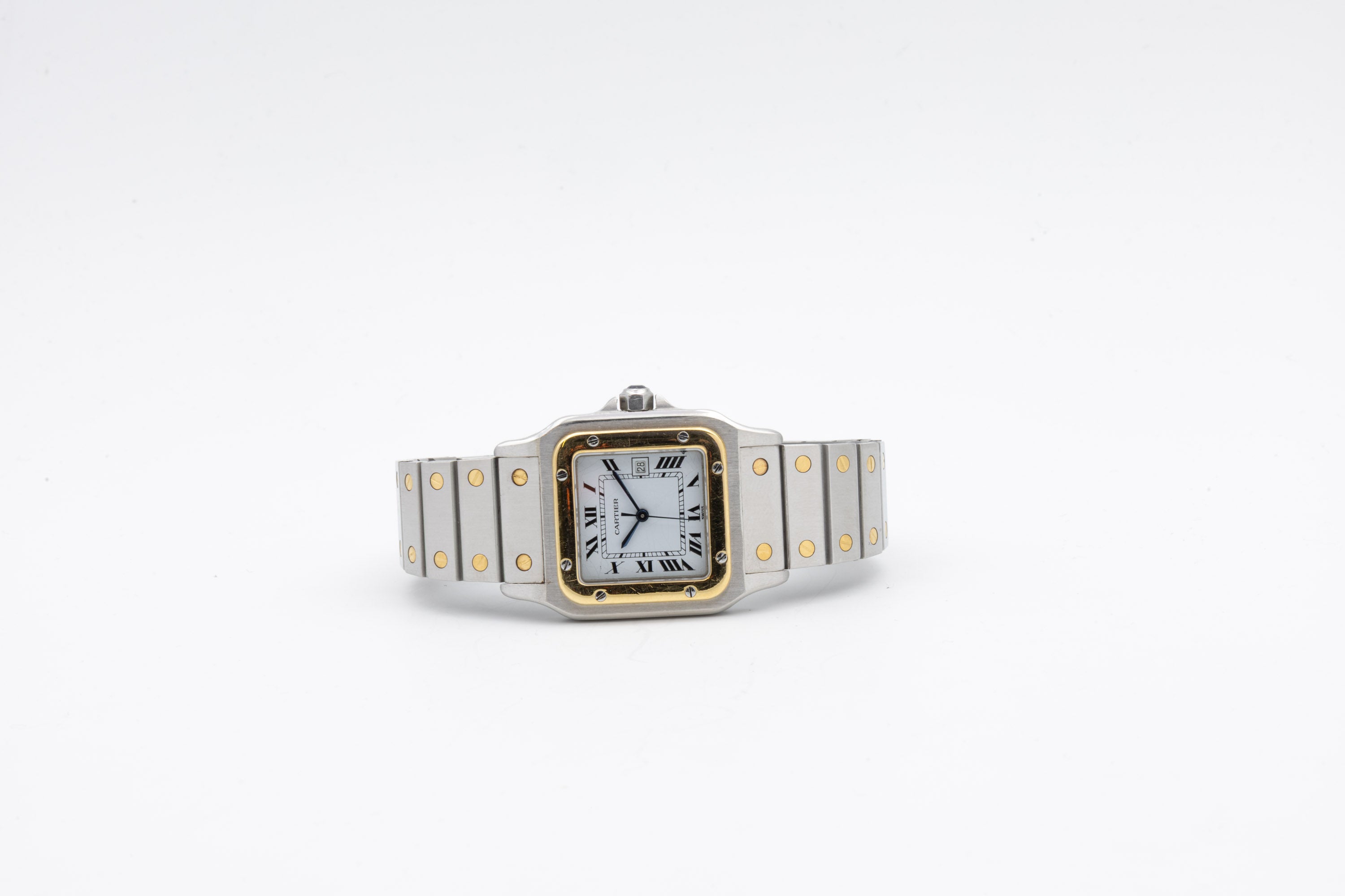 Santos De Cartier Carree - modello medio acciaio & oro