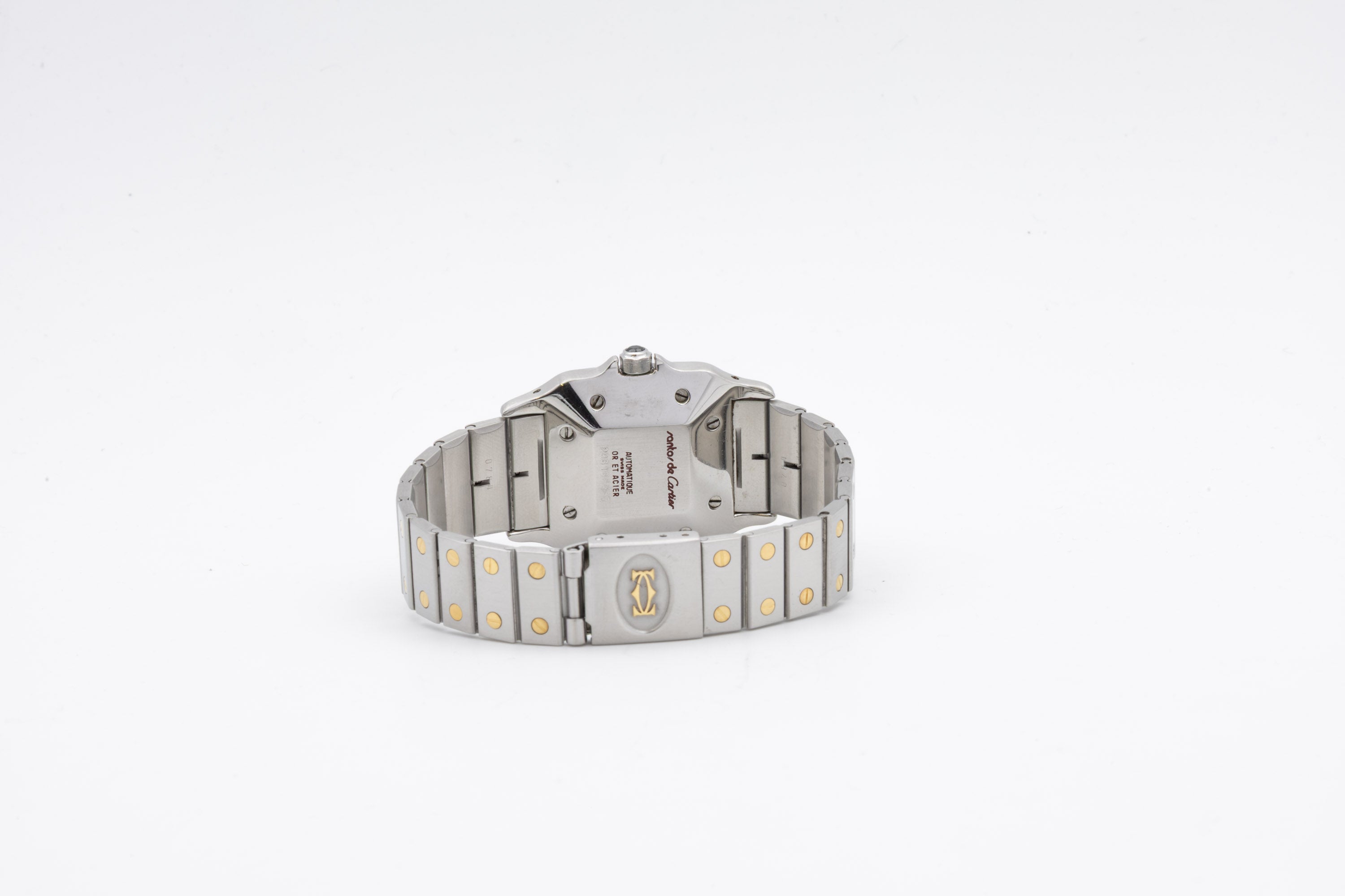 Santos De Cartier Carree - modello medio acciaio & oro