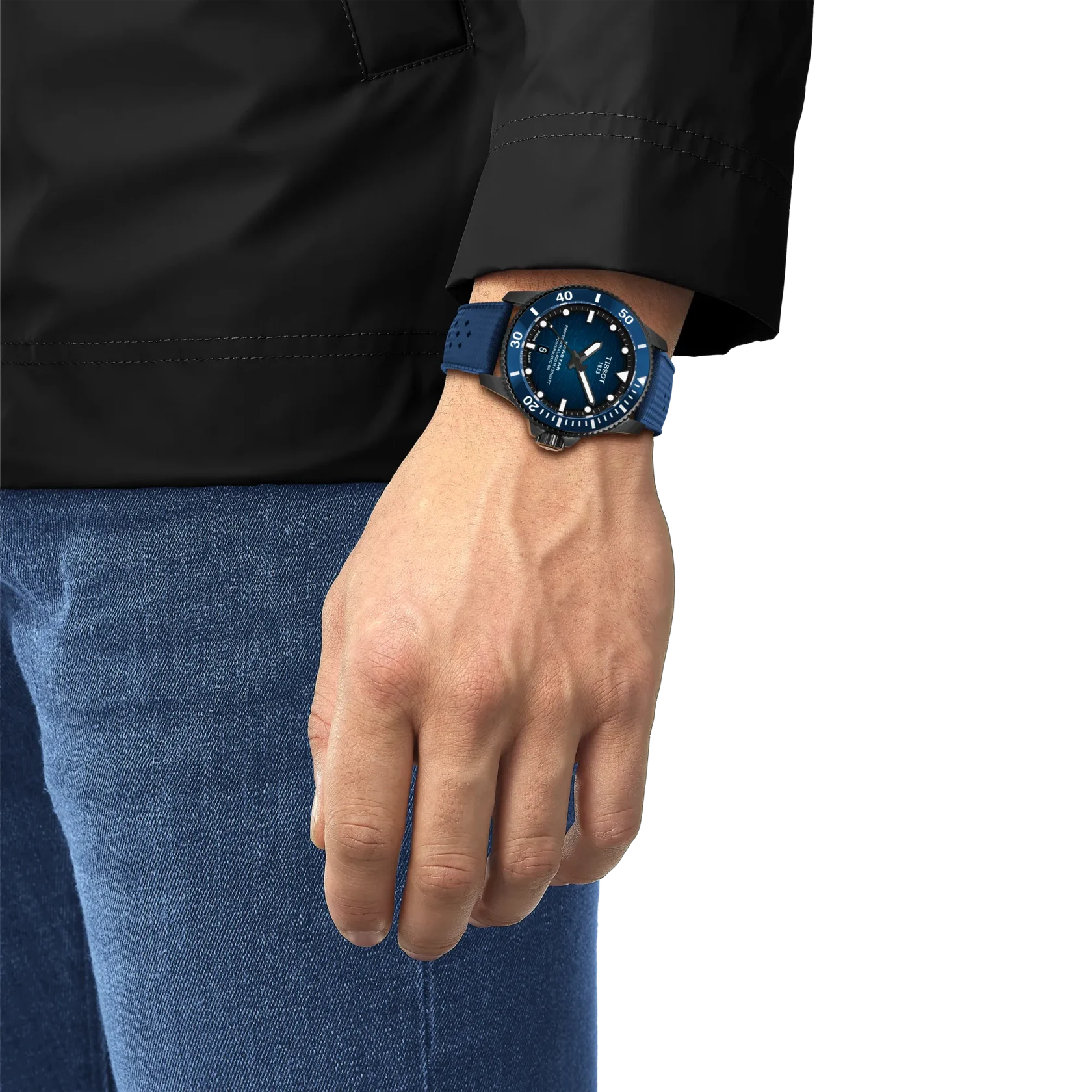 Seastar 1000 Powermatic 80 Watch, 40 mm, Tissot