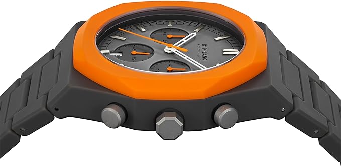 Orologio Polychrono Orange Blast, 40,5 mm, D1 Milano