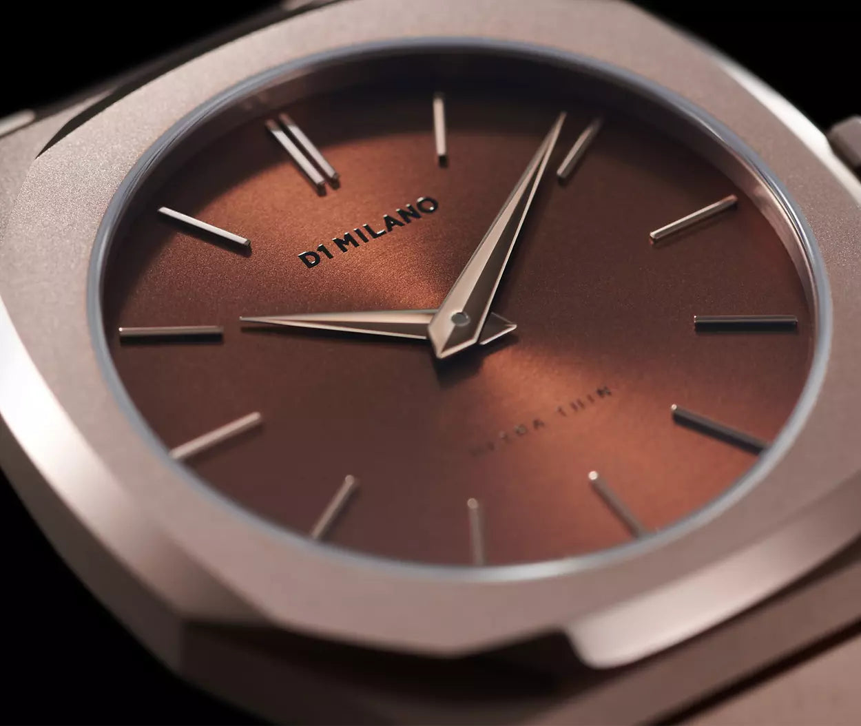 Orologio Ultra Thin Cioccolato, 34 mm, D1 Milano