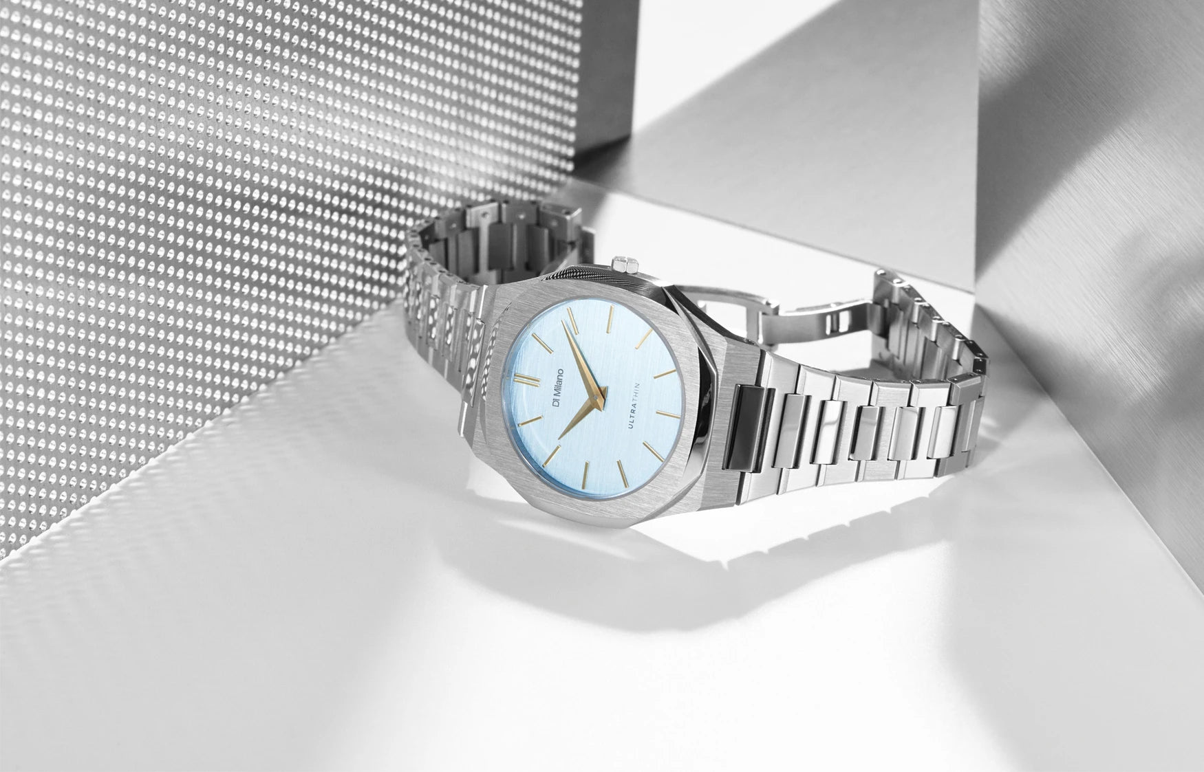 Orologio Ultra Thin, Indigo Loom, 30 mm, D1 Milano