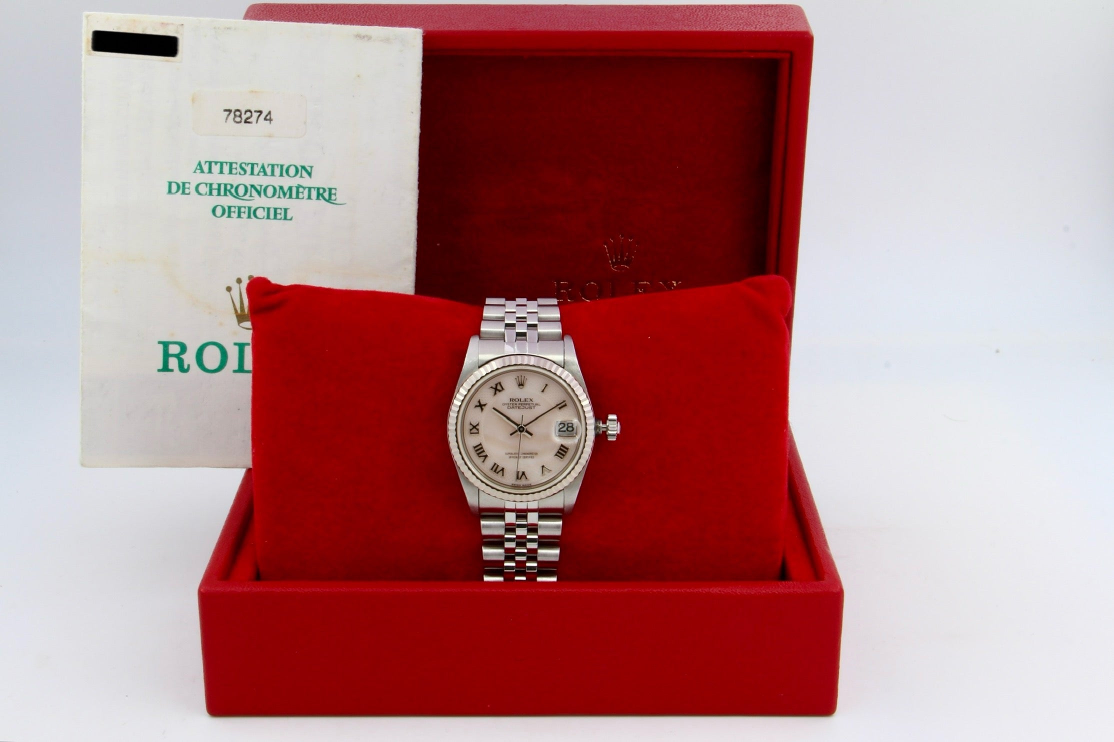 Rolex Datejust 78274 esfera de nácar de 2002