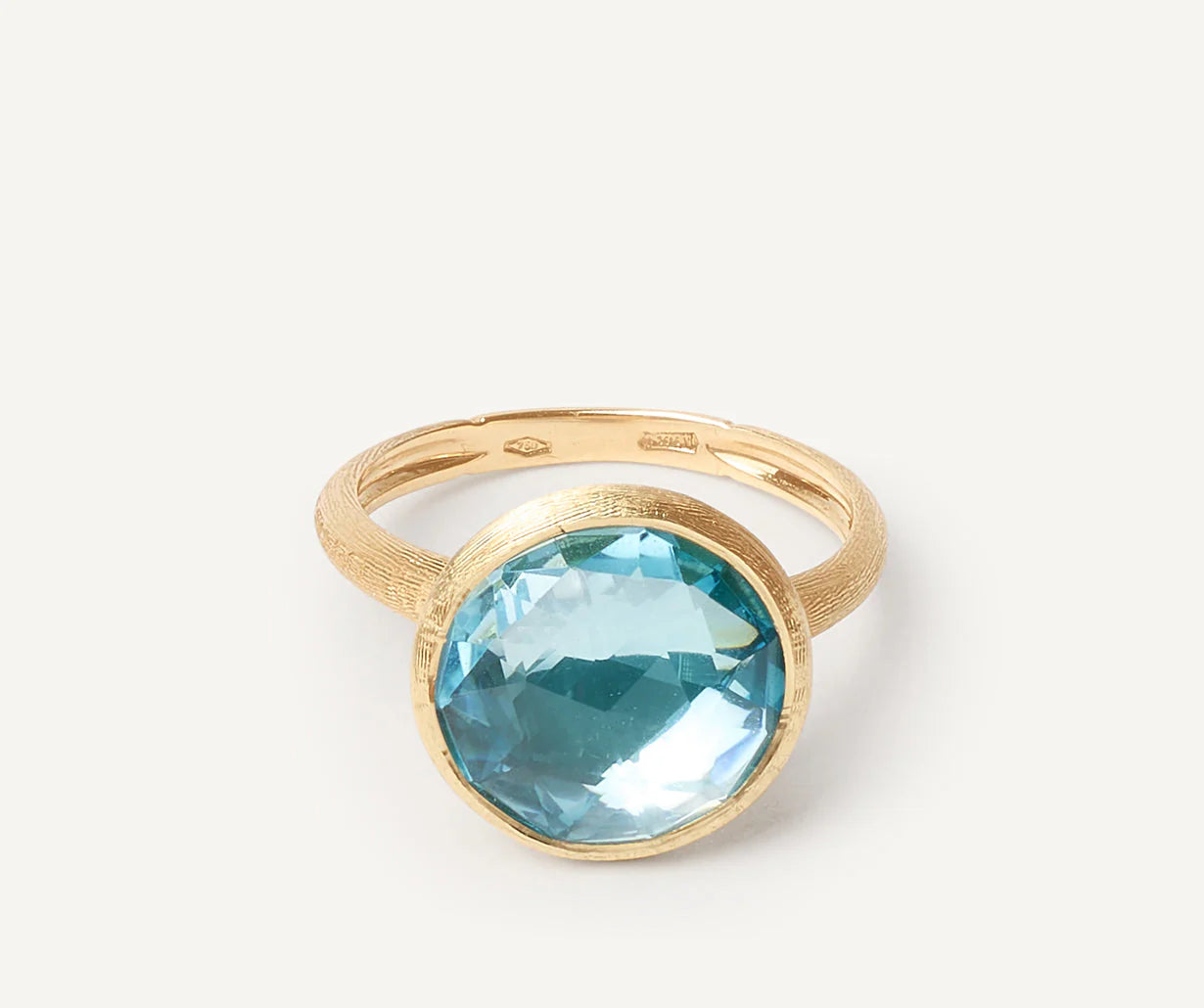 Anello con topazio azzurro, modello piccolo, Jaipur, Marco Bicego