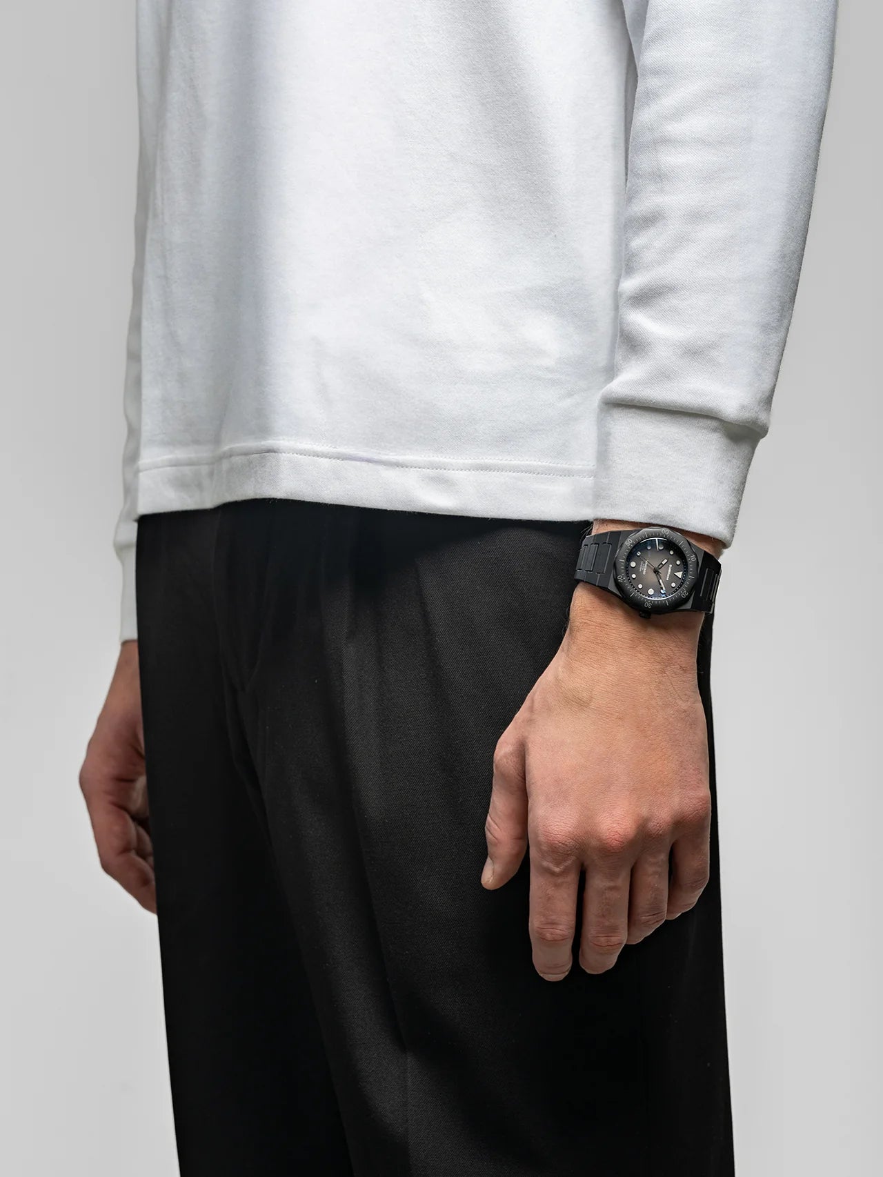 Montre Polycarbon White Sketch, 40,5 mm, D1 Milano