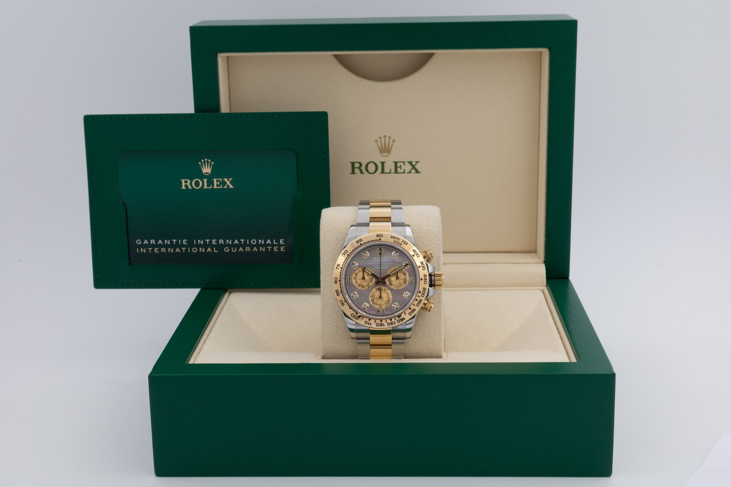 Rolex Daytona 116503 Tahiti quadrante madreperla e diamanti del 2020