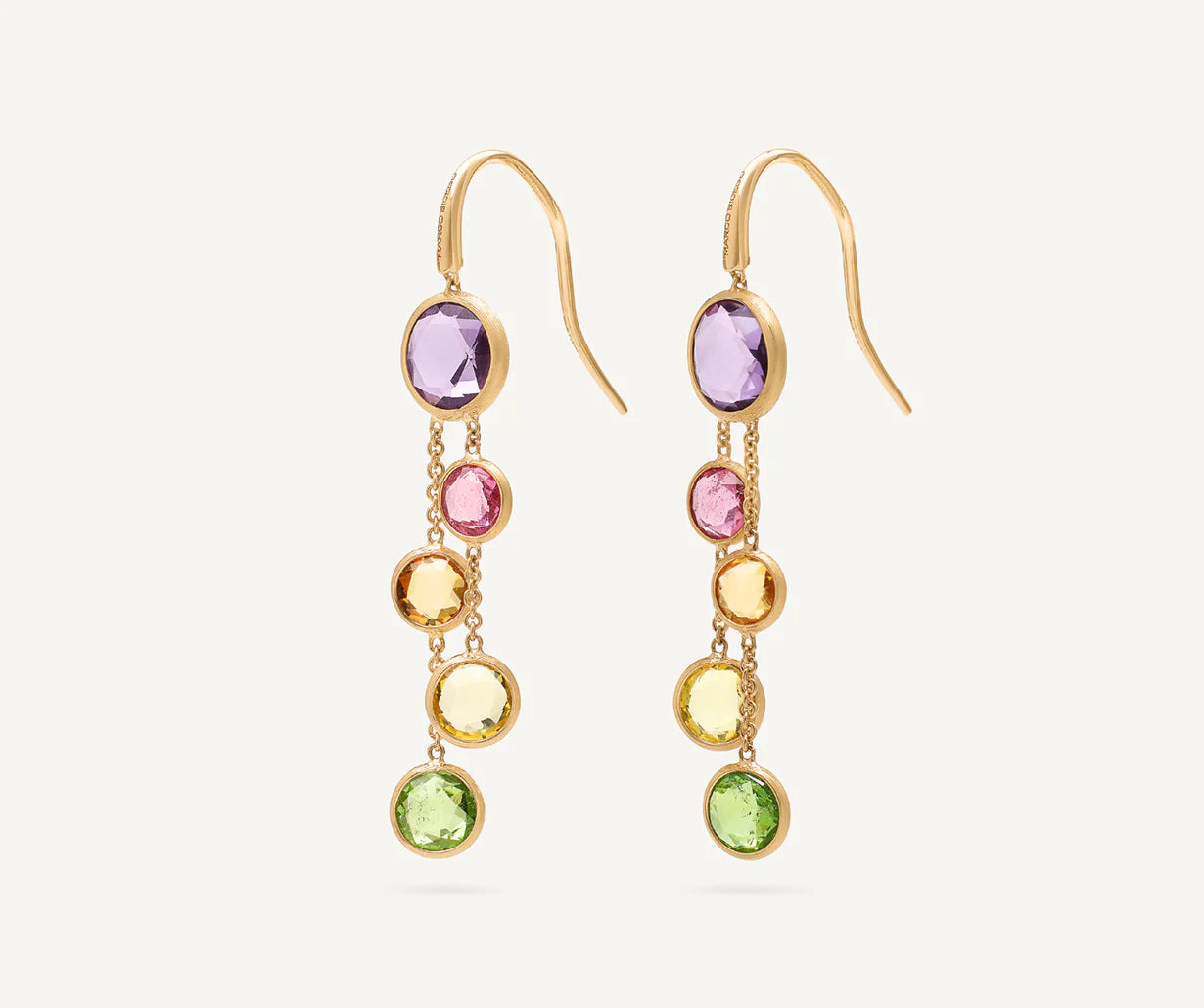Orecchini pendenti multicolor, Jaipur, Marco Bicego