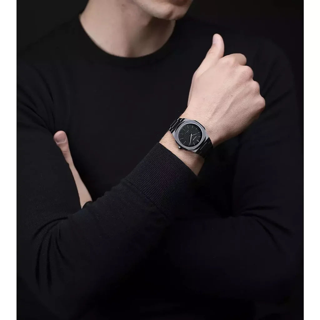 Orologio Ultra Thin Nero, 40 mm, D1 Milano