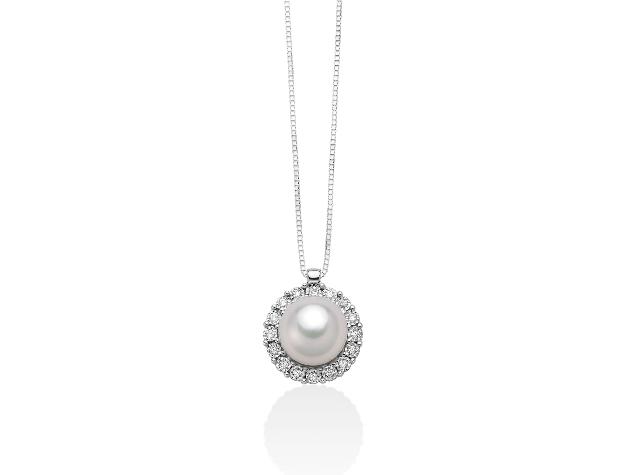 White gold and pearl necklace, Miluna