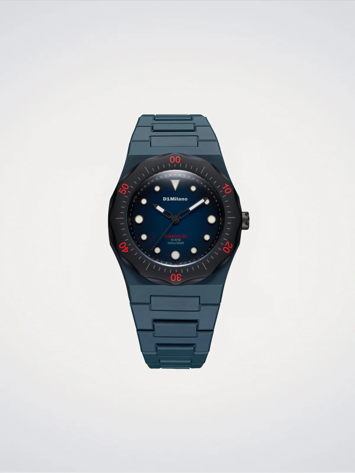 Polycarbon White Sketch Watch, 40.5 mm, D1 Milano