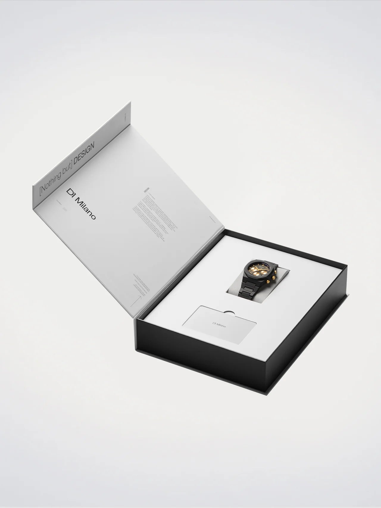 Polychrono Charcoal Black Watch 40.5 mm, D1 Milano