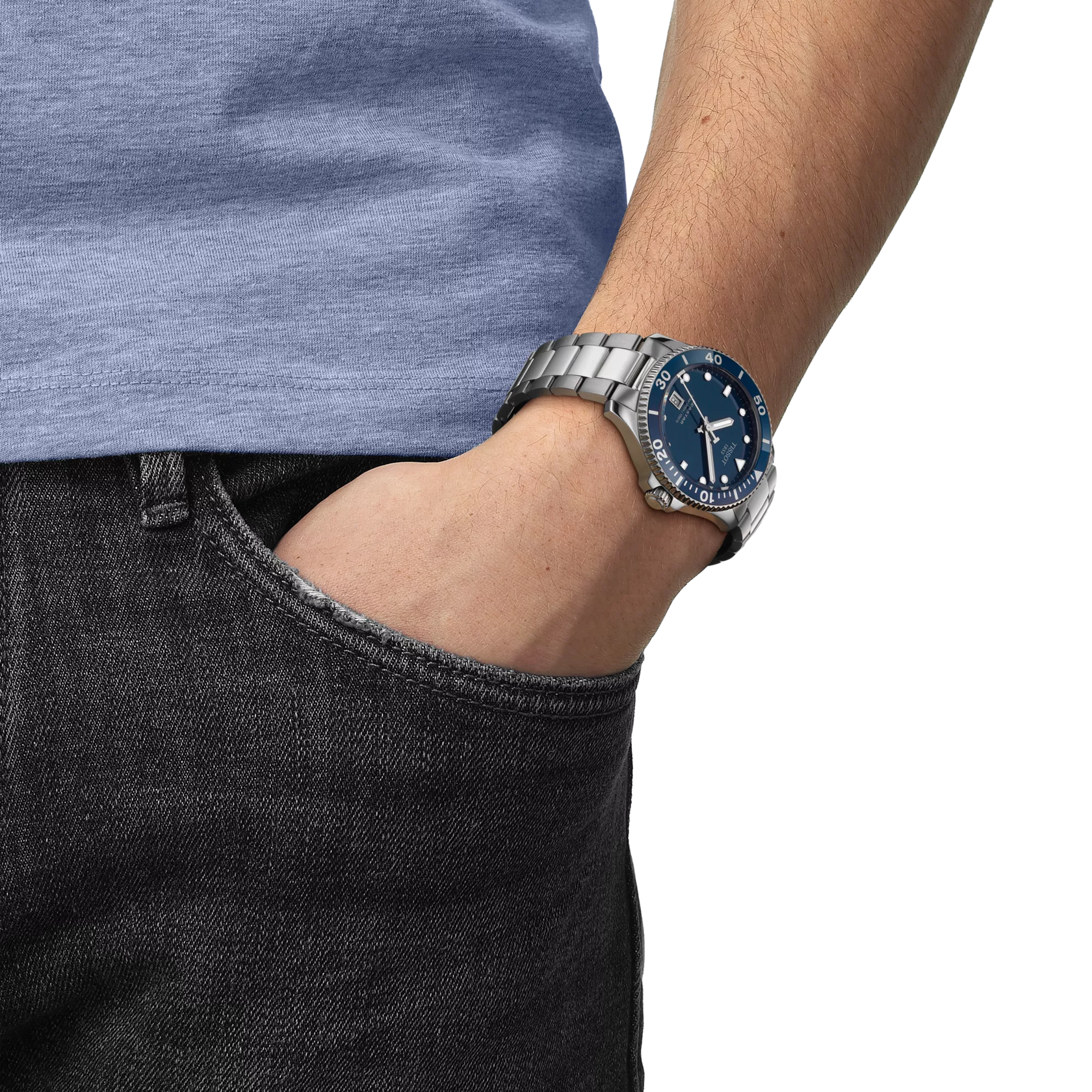 Seastar 1000 Chronograph watch, 45 mm Tissot