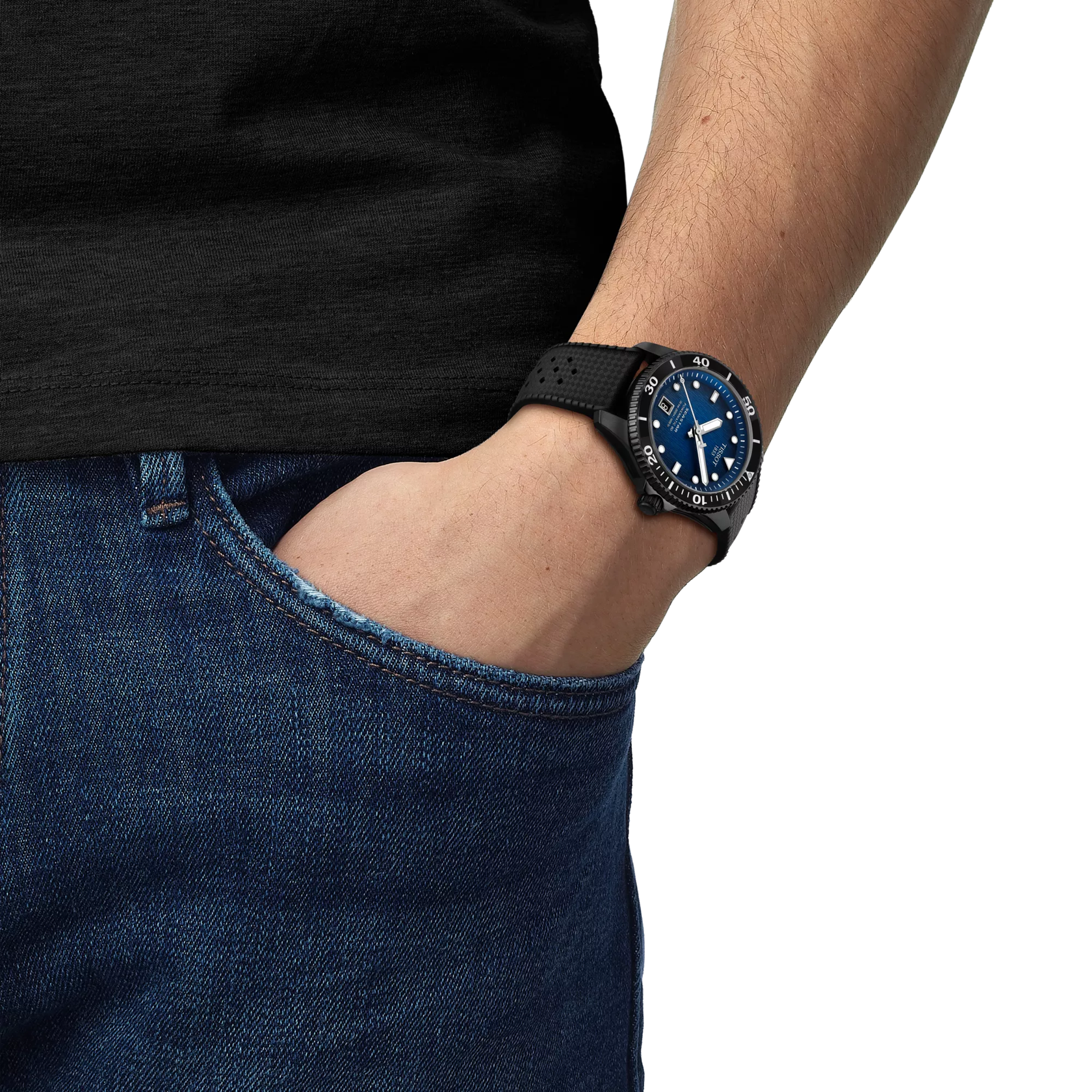 Seastar 1000 Chronograph watch, 45 mm Tissot